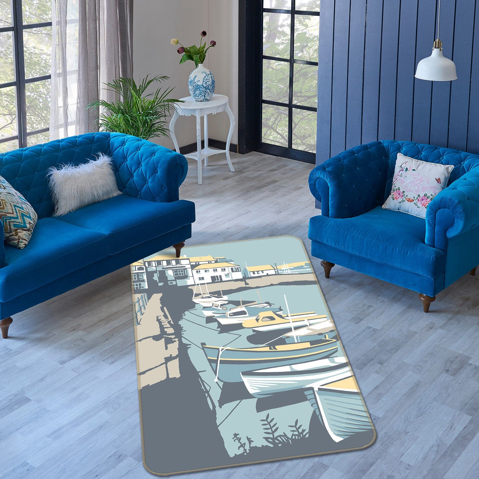 3D Falmouth 1003 Steve Read Rug Non Slip Rug Mat Mat AJ Creativity Home