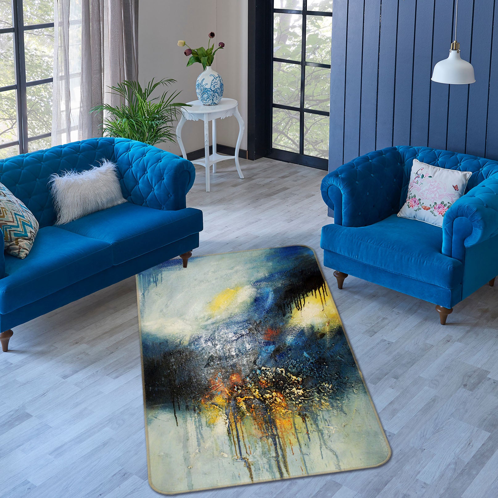 3D Pattern 33205 Non Slip Rug Mat