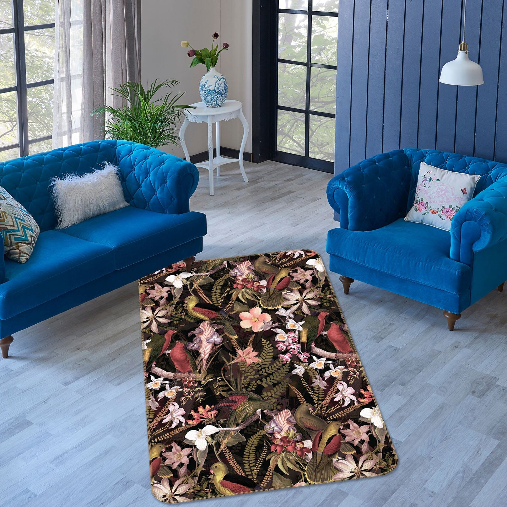 3D Floret Bloom 179 Uta Naumann Rug Non Slip Rug Mat Mat AJ Creativity Home