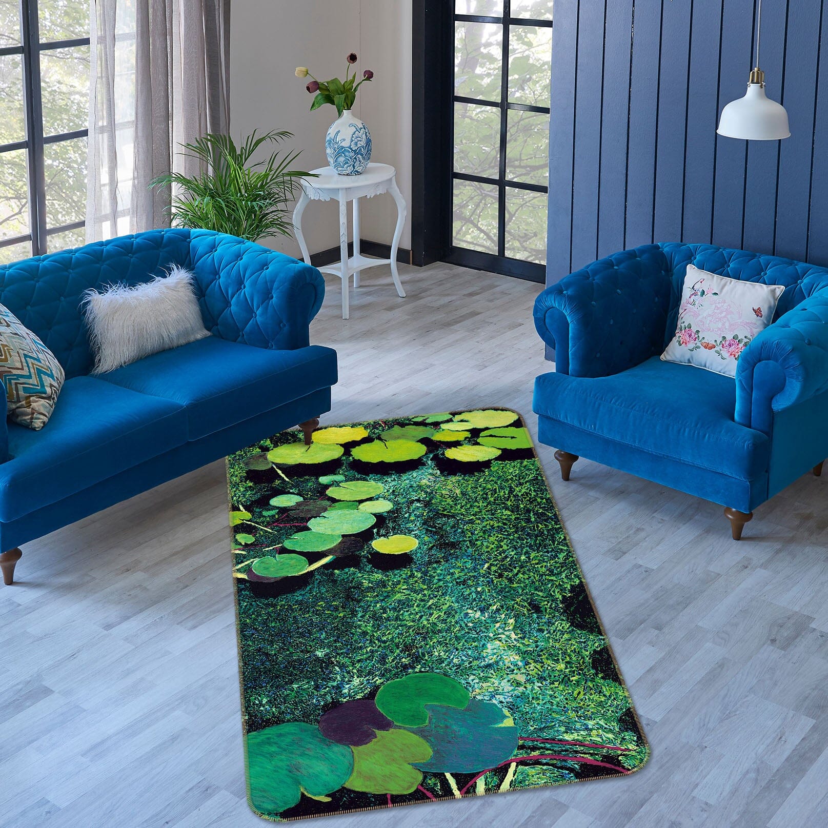 3D Green Park 3035 Allan P. Friedlander Rug Non Slip Rug Mat Mat AJ Creativity Home