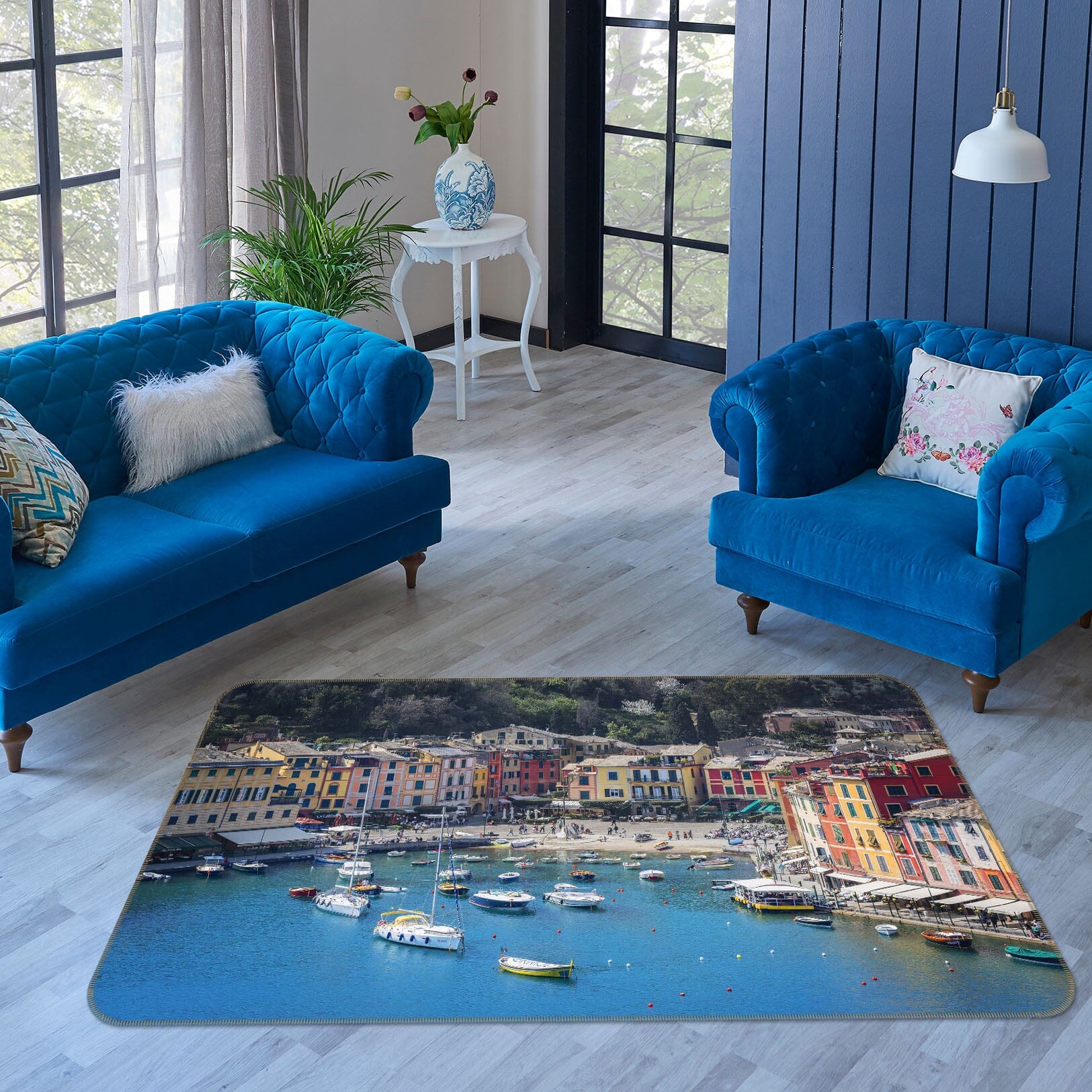 3D Water City 1157 Marco Carmassi Rug Non Slip Rug Mat Mat AJ Creativity Home