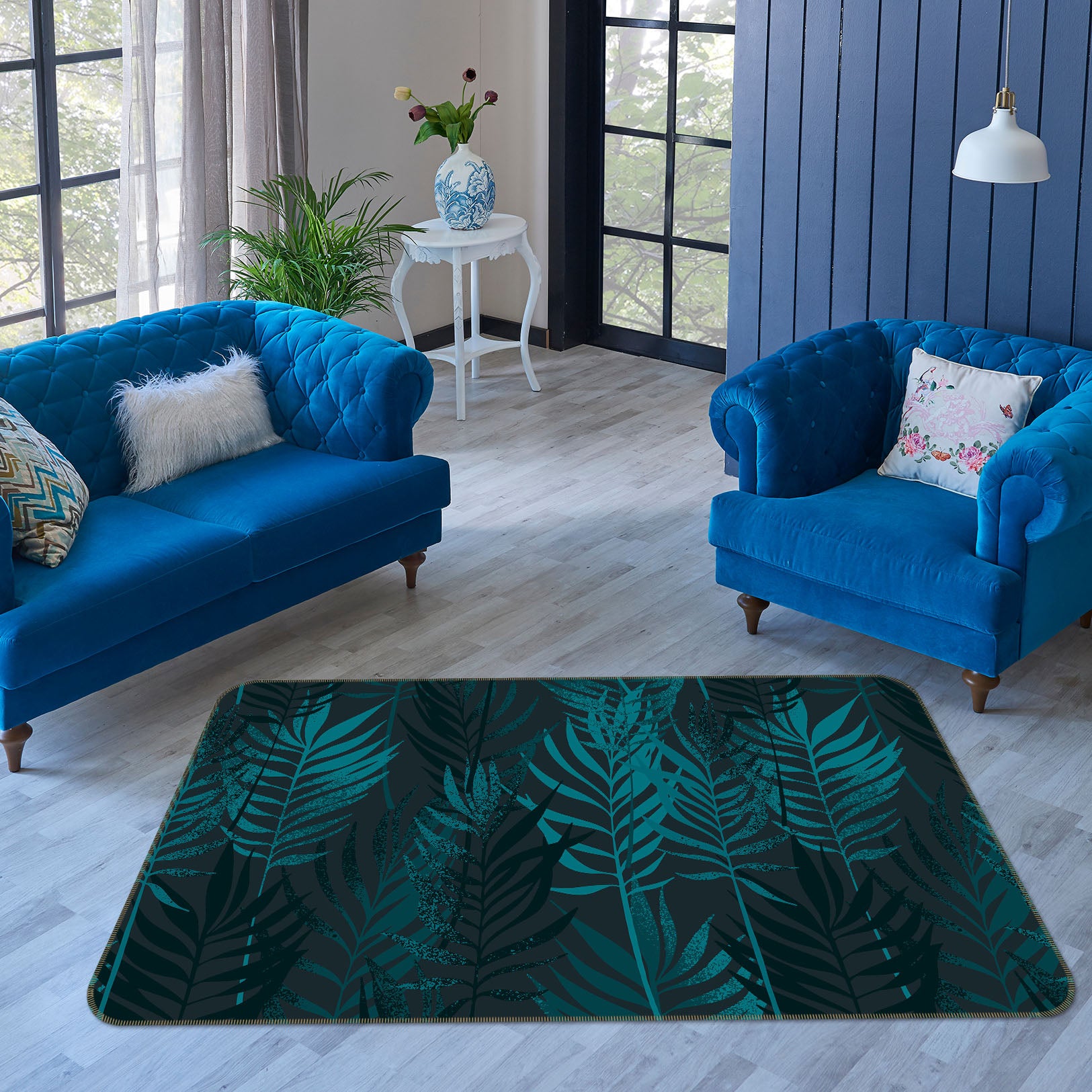 3D Leaves 31025 Non Slip Rug Mat