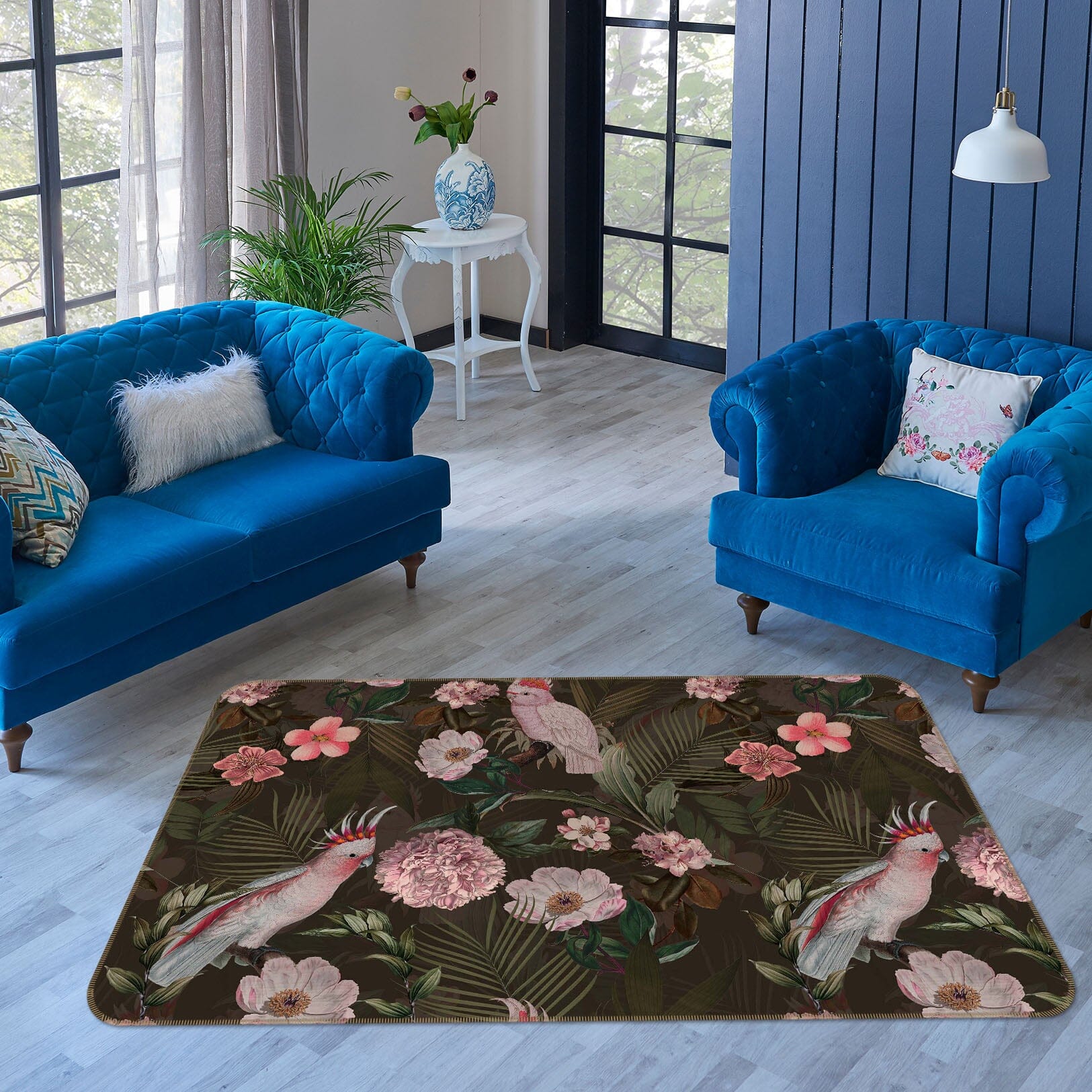 3D Rose Manor 130 Uta Naumann Rug Non Slip Rug Mat Mat AJ Creativity Home