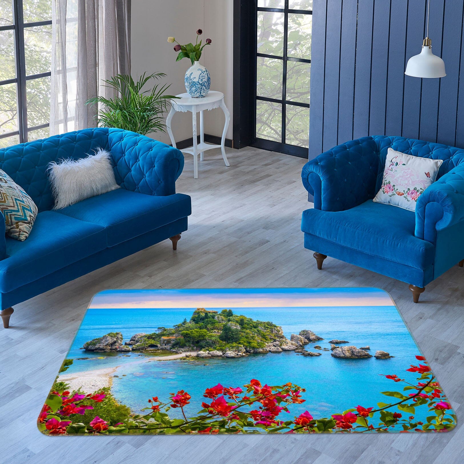 3D Blue Sea 1157 Marco Carmassi Rug Non Slip Rug Mat Mat AJ Creativity Home