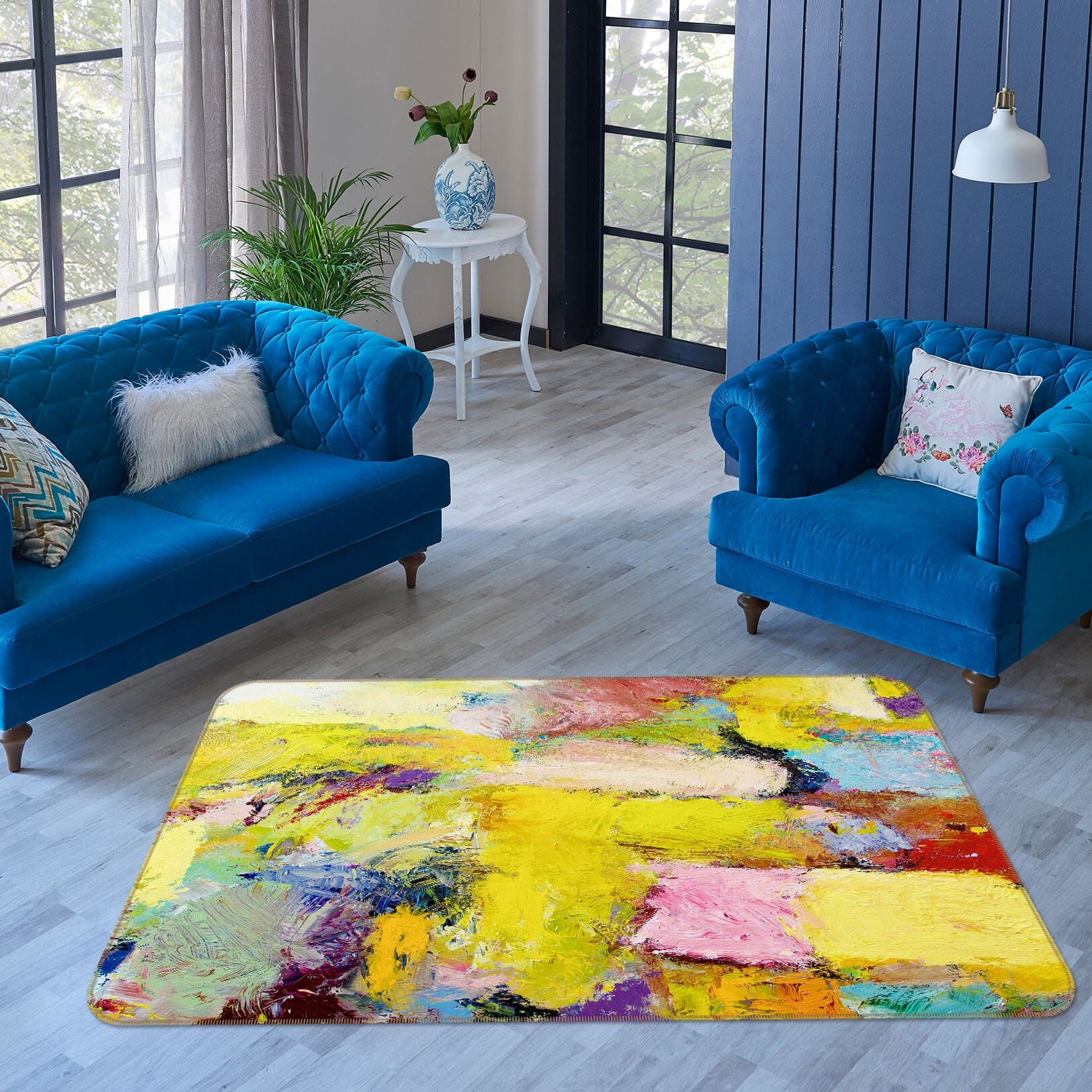 3D Color Graffiti 1074 Allan P. Friedlander Rug Non Slip Rug Mat Mat AJ Creativity Home