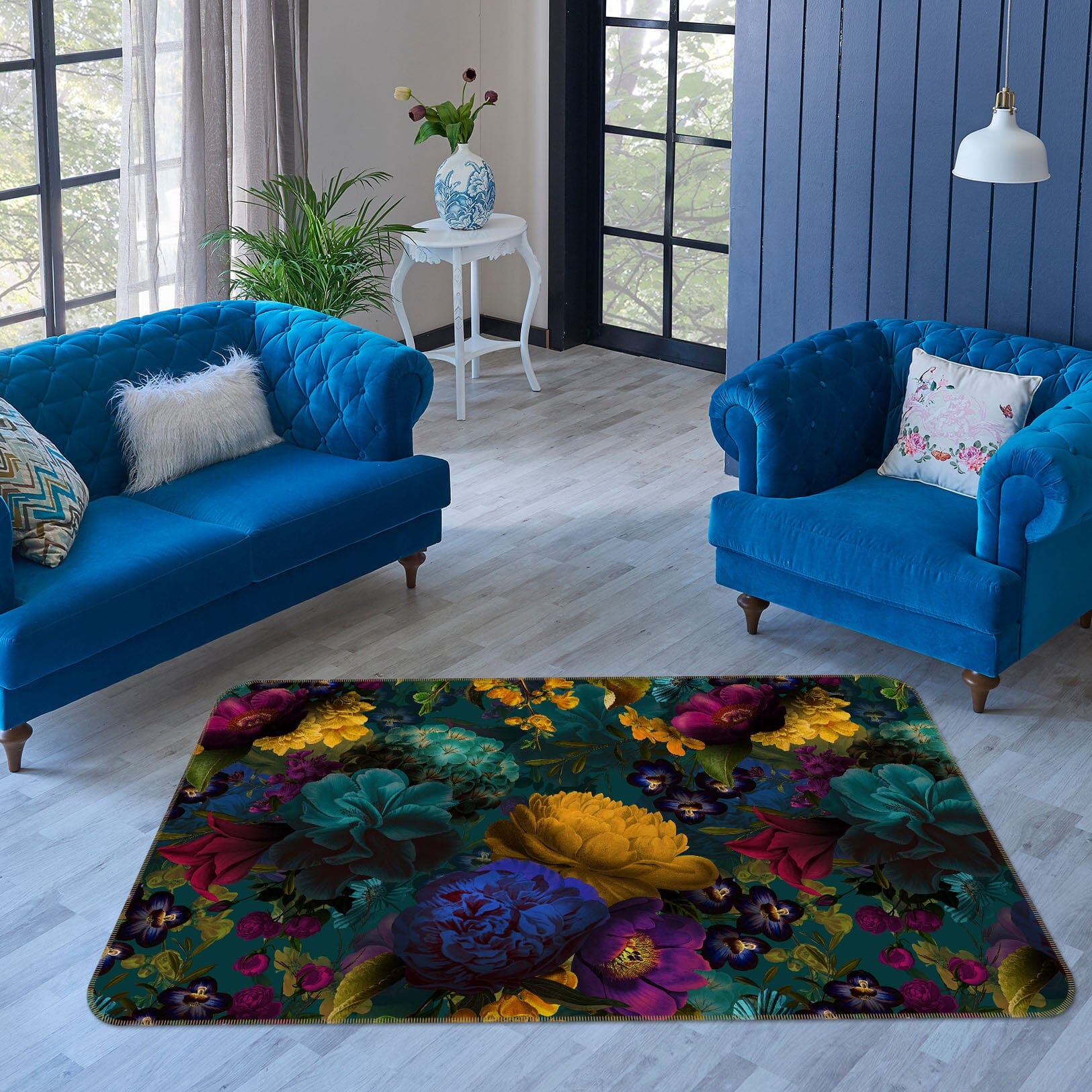 3D Quiet Night 136 Uta Naumann Rug Non Slip Rug Mat Mat AJ Creativity Home