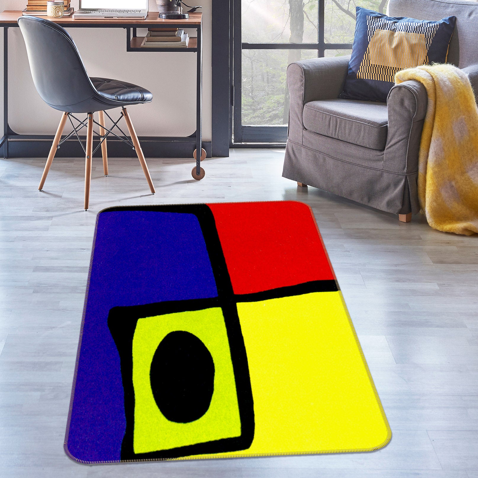 3D Color 32115 Non Slip Rug Mat