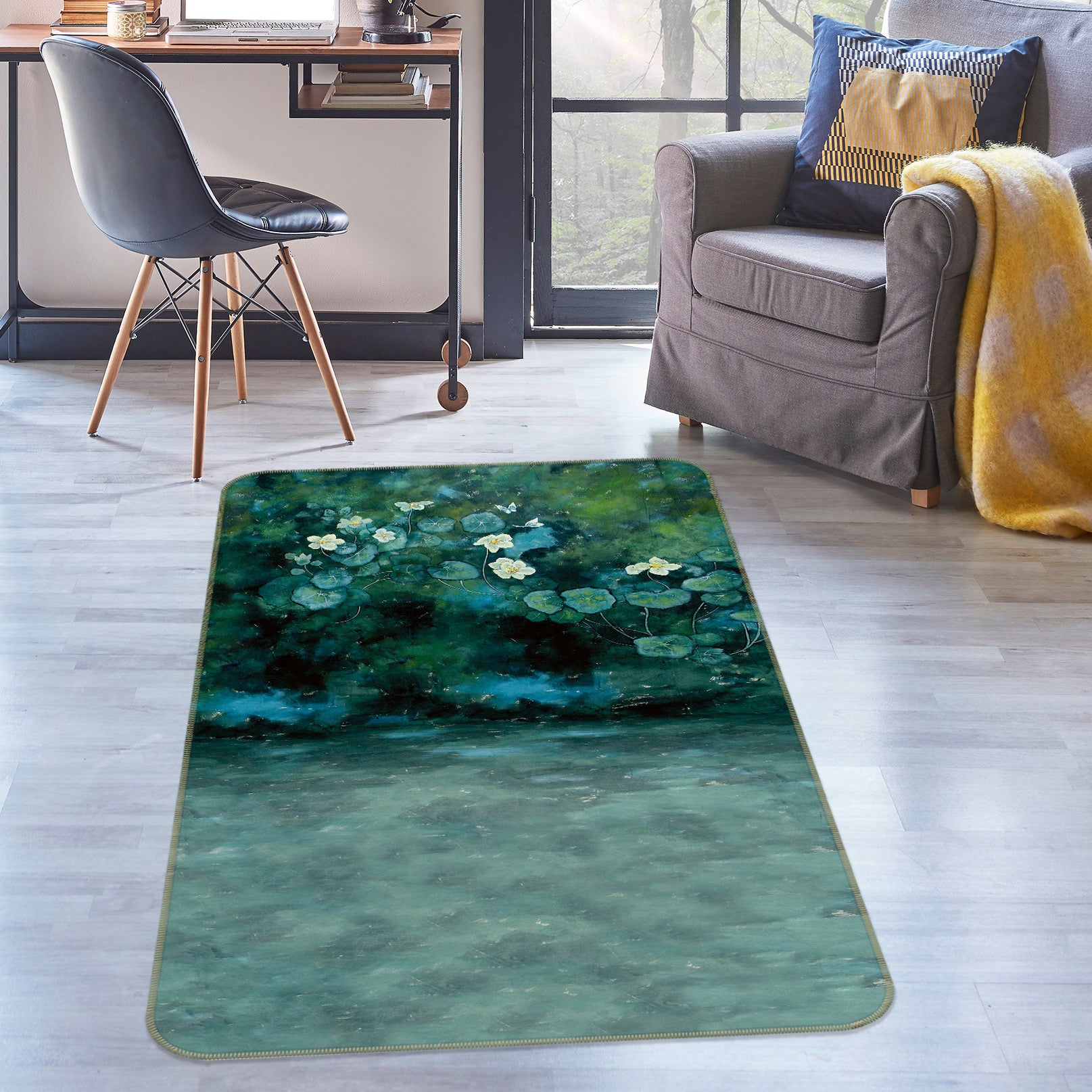 3D Foliage 76064 Non Slip Rug Mat
