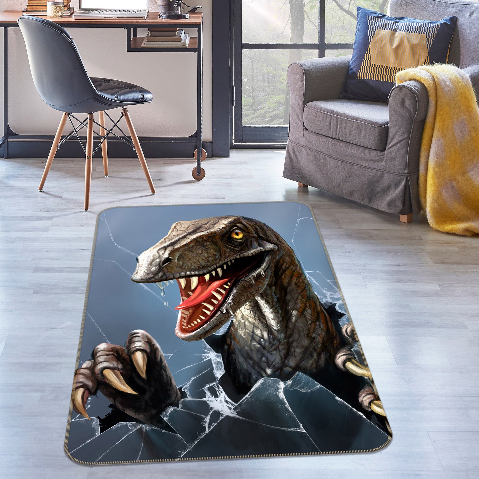 3D Dinosaur 69036 Animal Non Slip Rug Mat