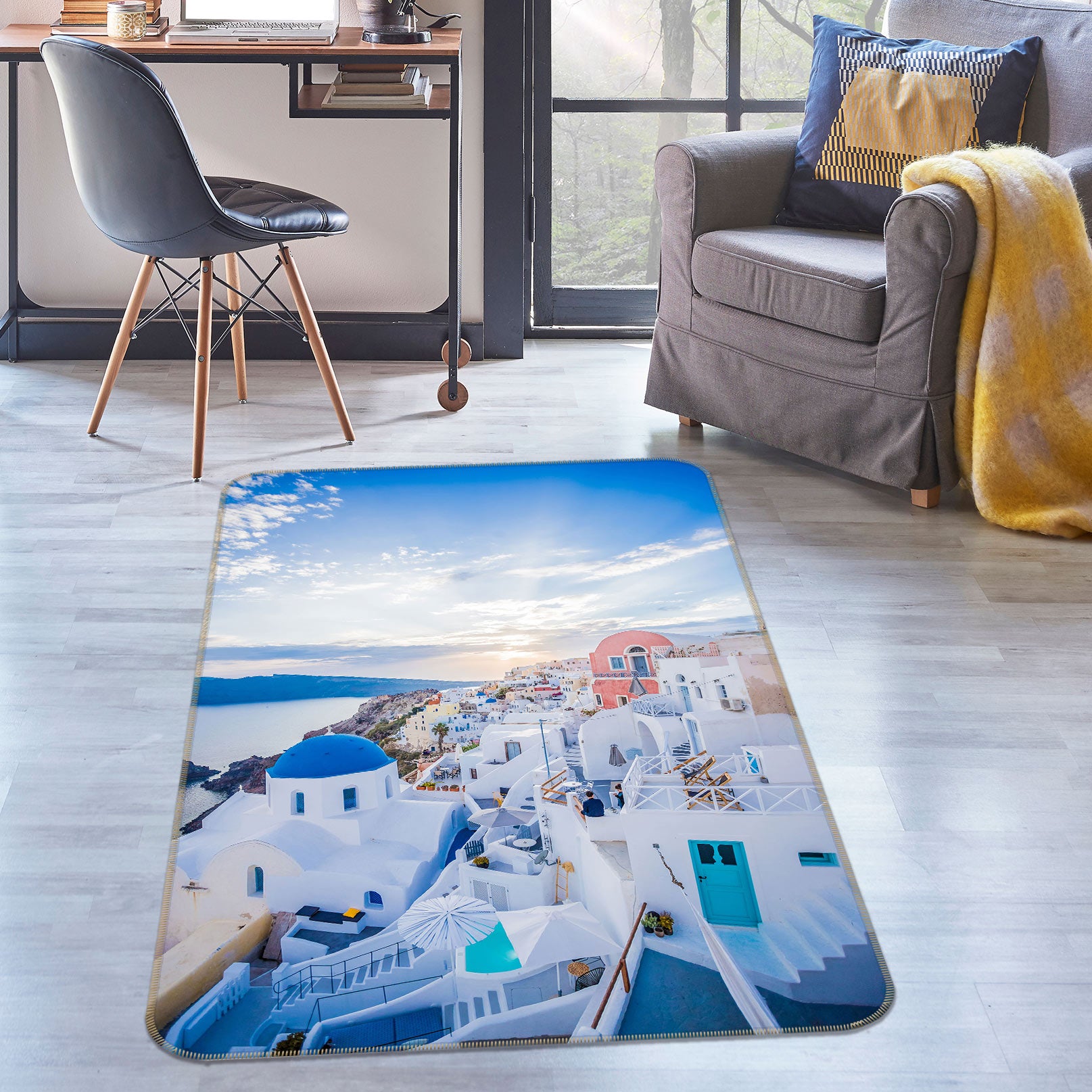 3D Houses 27090 Non Slip Rug Mat