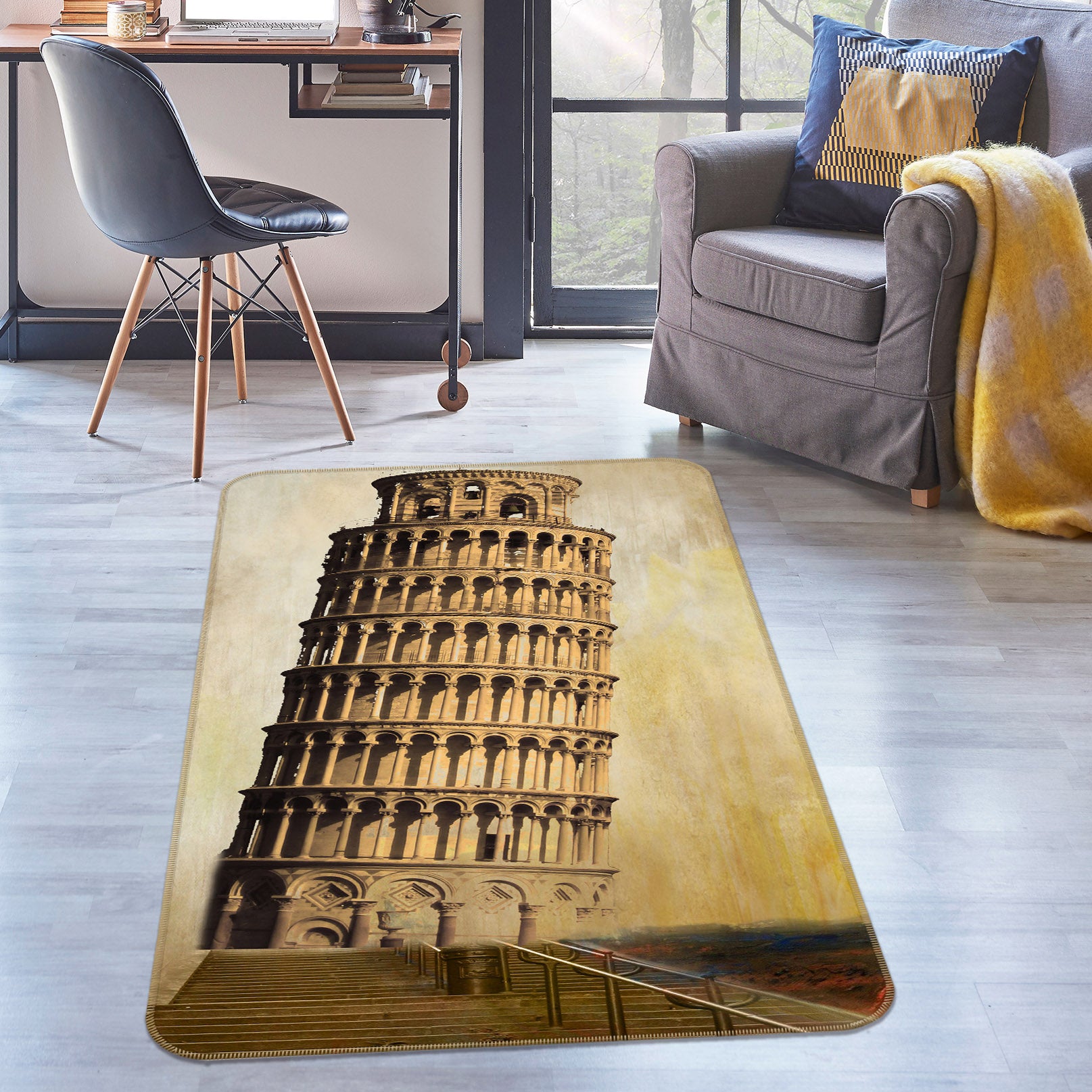 3D Building 32136 Non Slip Rug Mat