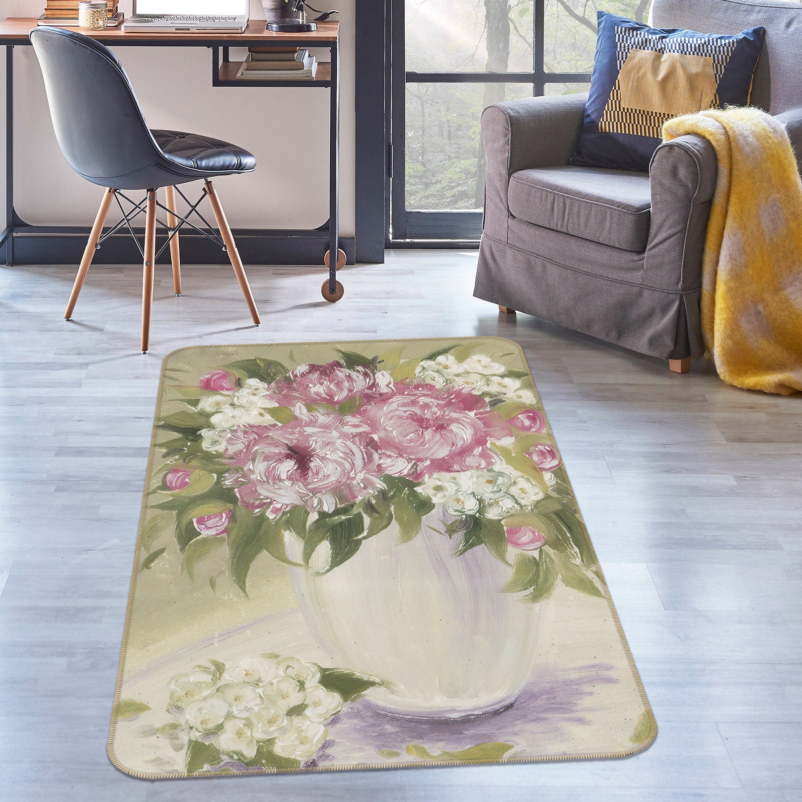 3D Vase 32203 Non Slip Rug Mat