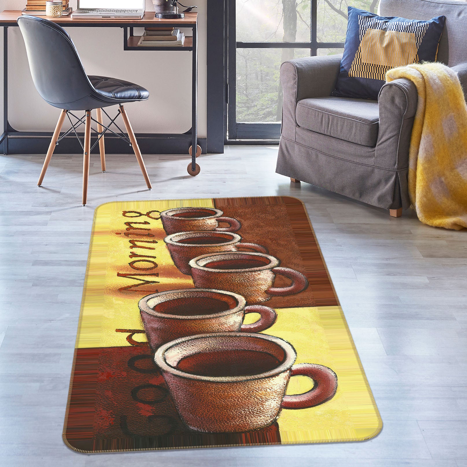 3D Coffee Cup 33242 Non Slip Rug Mat