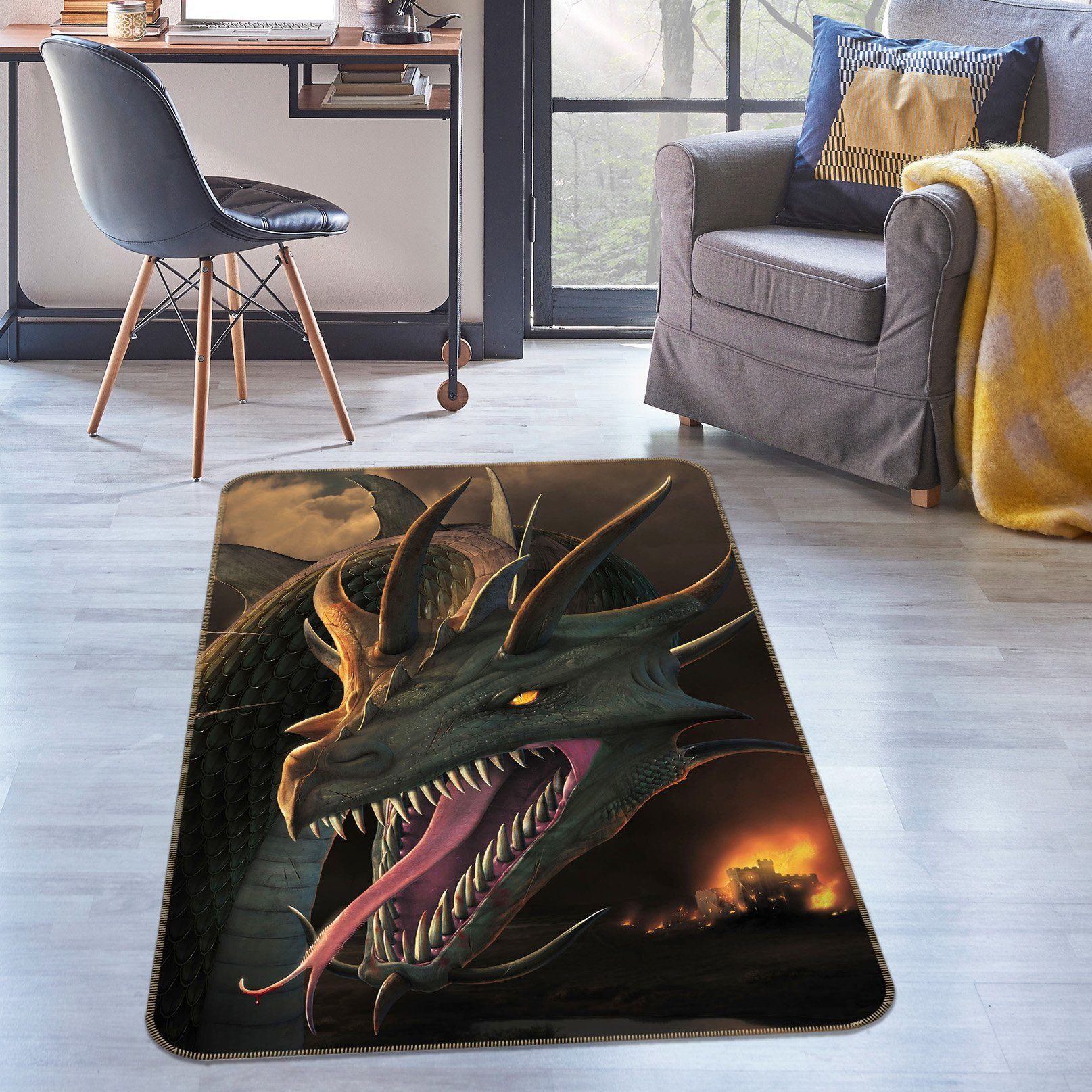 3D Annihilation 1008 Vincent Hie Rug Non Slip Rug Mat Mat AJ Creativity Home