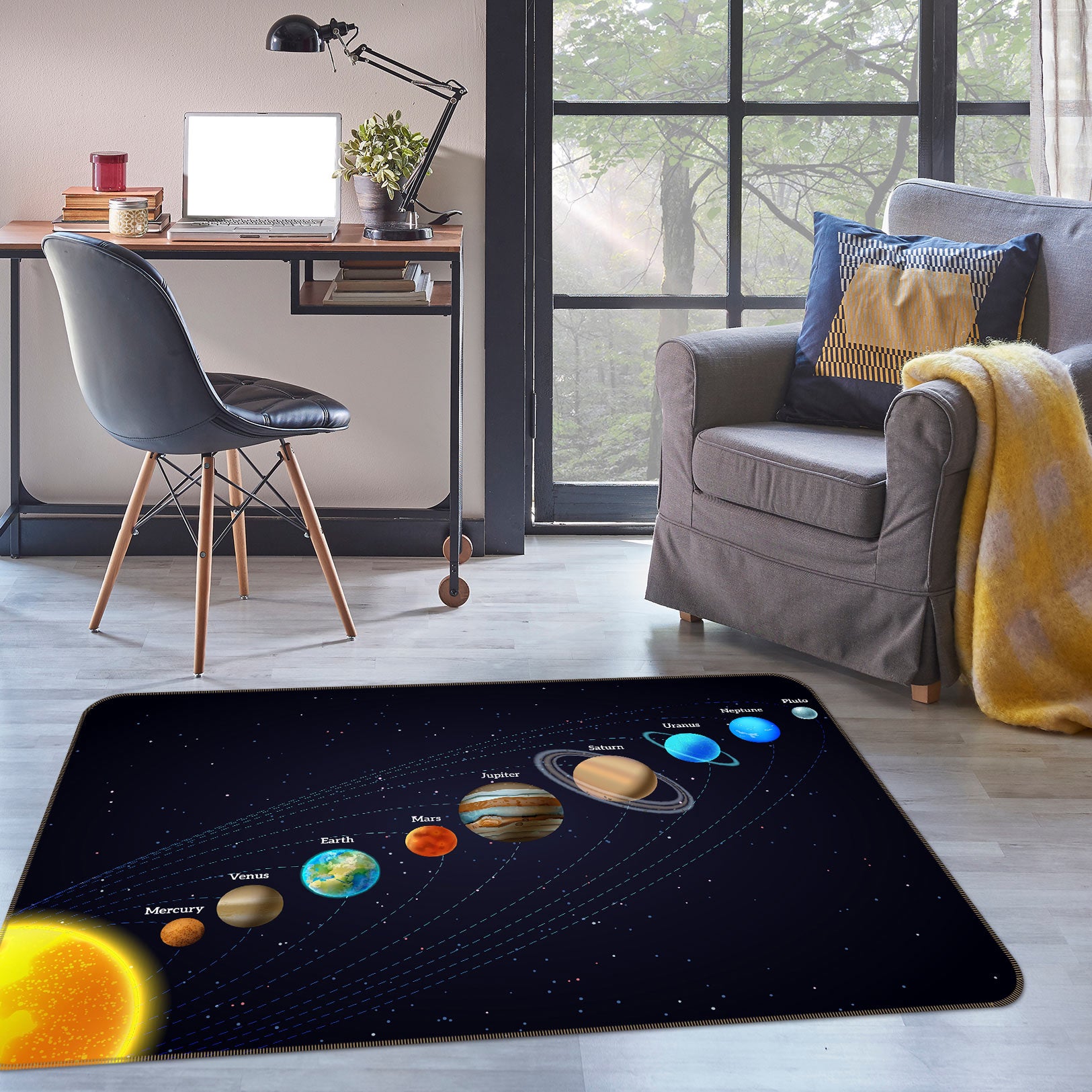 3D Planet 77110 Non Slip Rug Mat