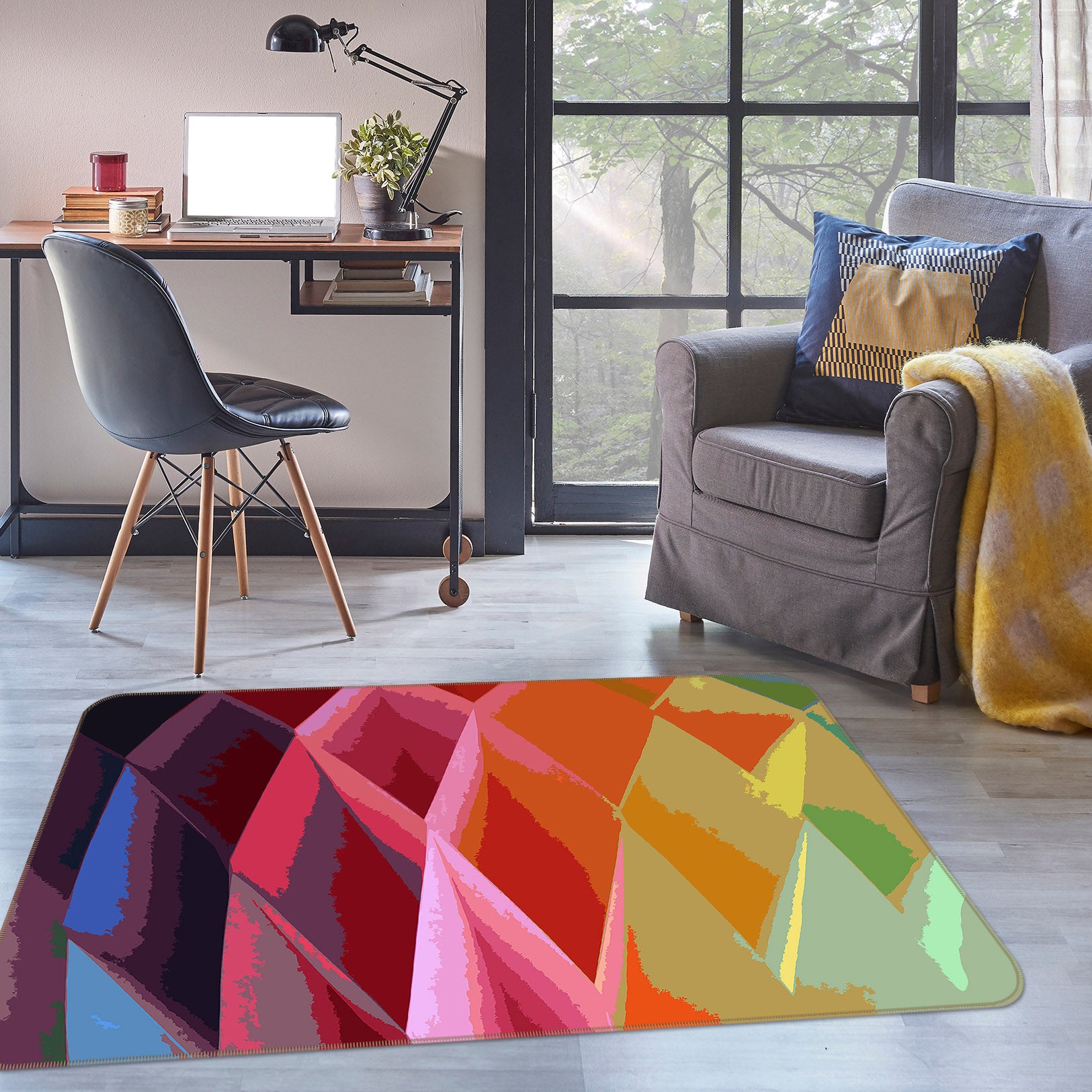 3D Pineapple 70046 Shandra Smith Rug Non Slip Rug Mat