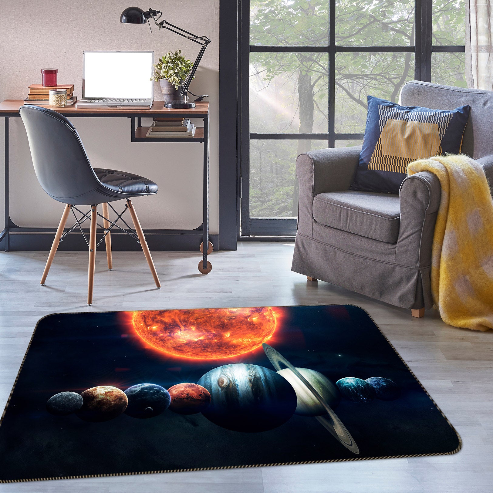 3D Planet 30225 Non Slip Rug Mat