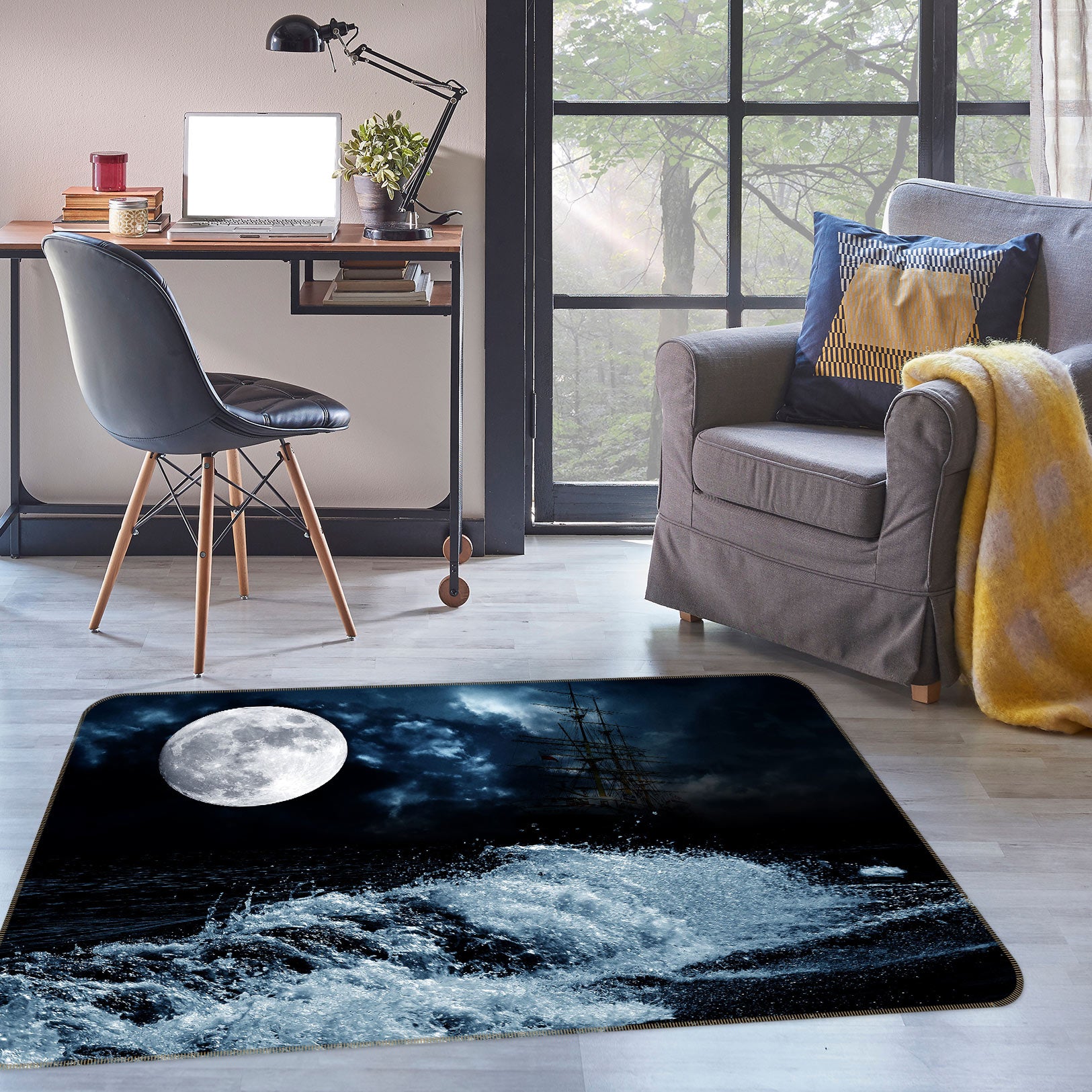 3D Moon 75220 Non Slip Rug Mat