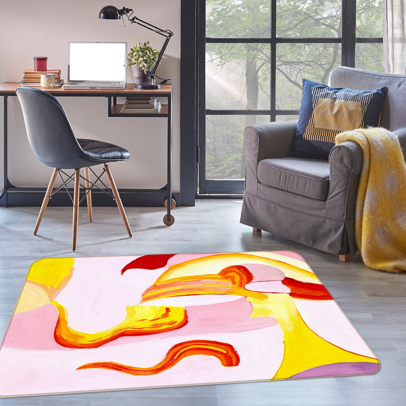 3D Pattern 31192 Non Slip Rug Mat
