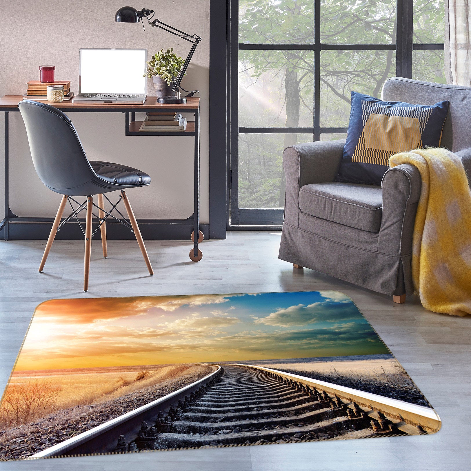 3D Track 75234 Non Slip Rug Mat