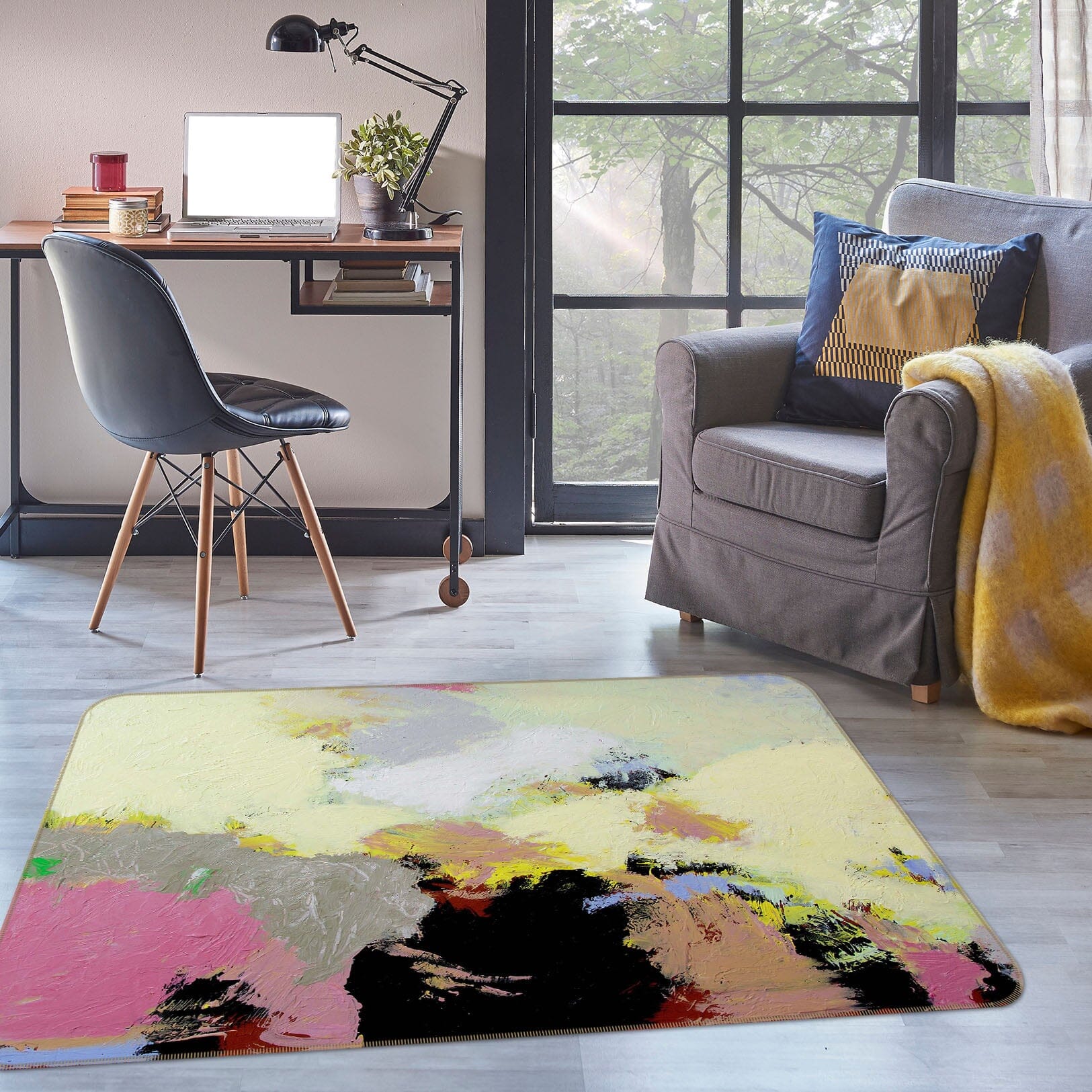 3D Abstract Oil Painting 1091 Allan P. Friedlander Rug Non Slip Rug Mat Mat AJ Creativity Home