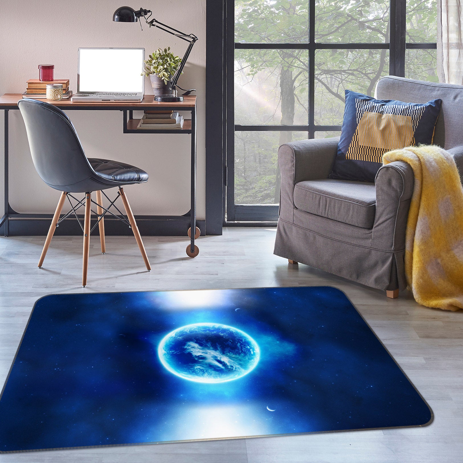 3D Round Ball 31121 Non Slip Rug Mat