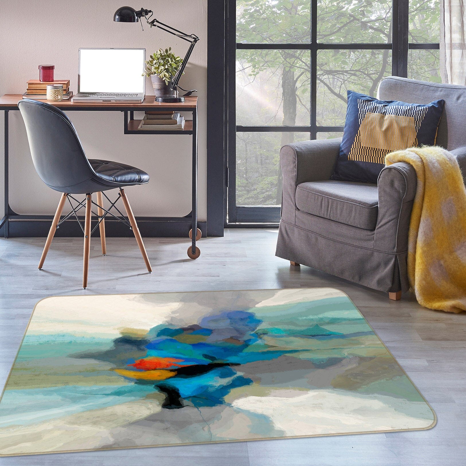 3D Color Graffiti 1005 Michael Tienhaara Rug Non Slip Rug Mat Mat AJ Creativity Home