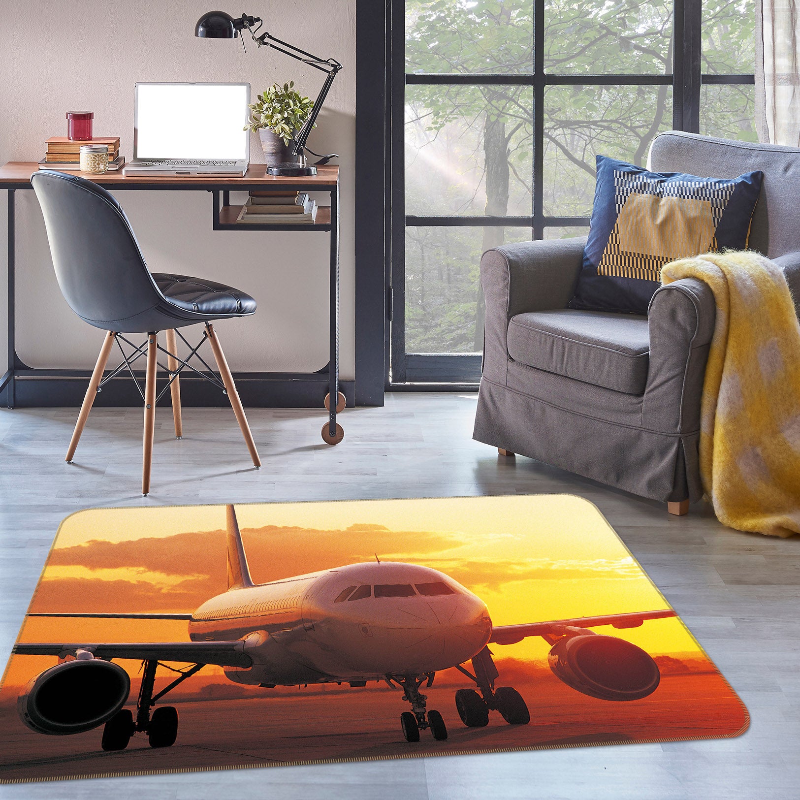 3D Aircraft 68083 Vehicle Non Slip Rug Mat
