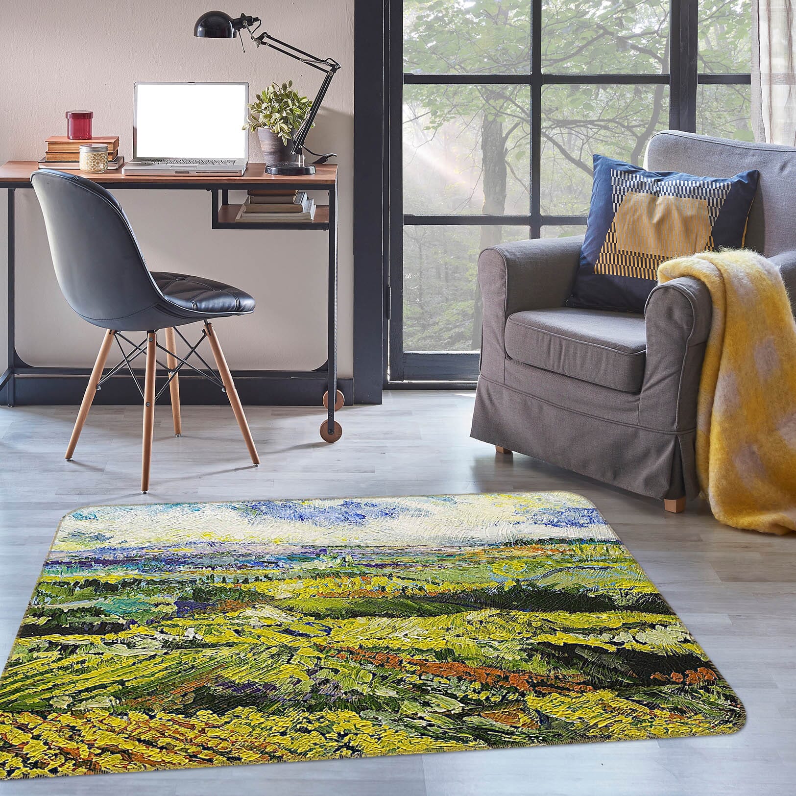3D Rural Scenery 1014 Allan P. Friedlander Rug Non Slip Rug Mat Mat AJ Creativity Home