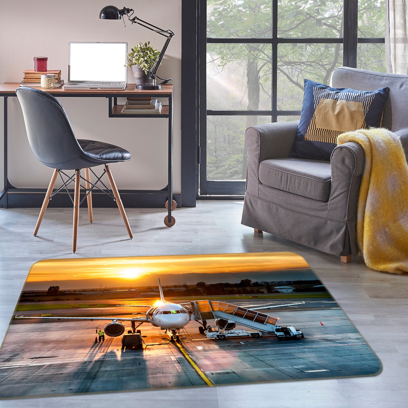 3D Aircraft 38208 Vehicle Non Slip Rug Mat