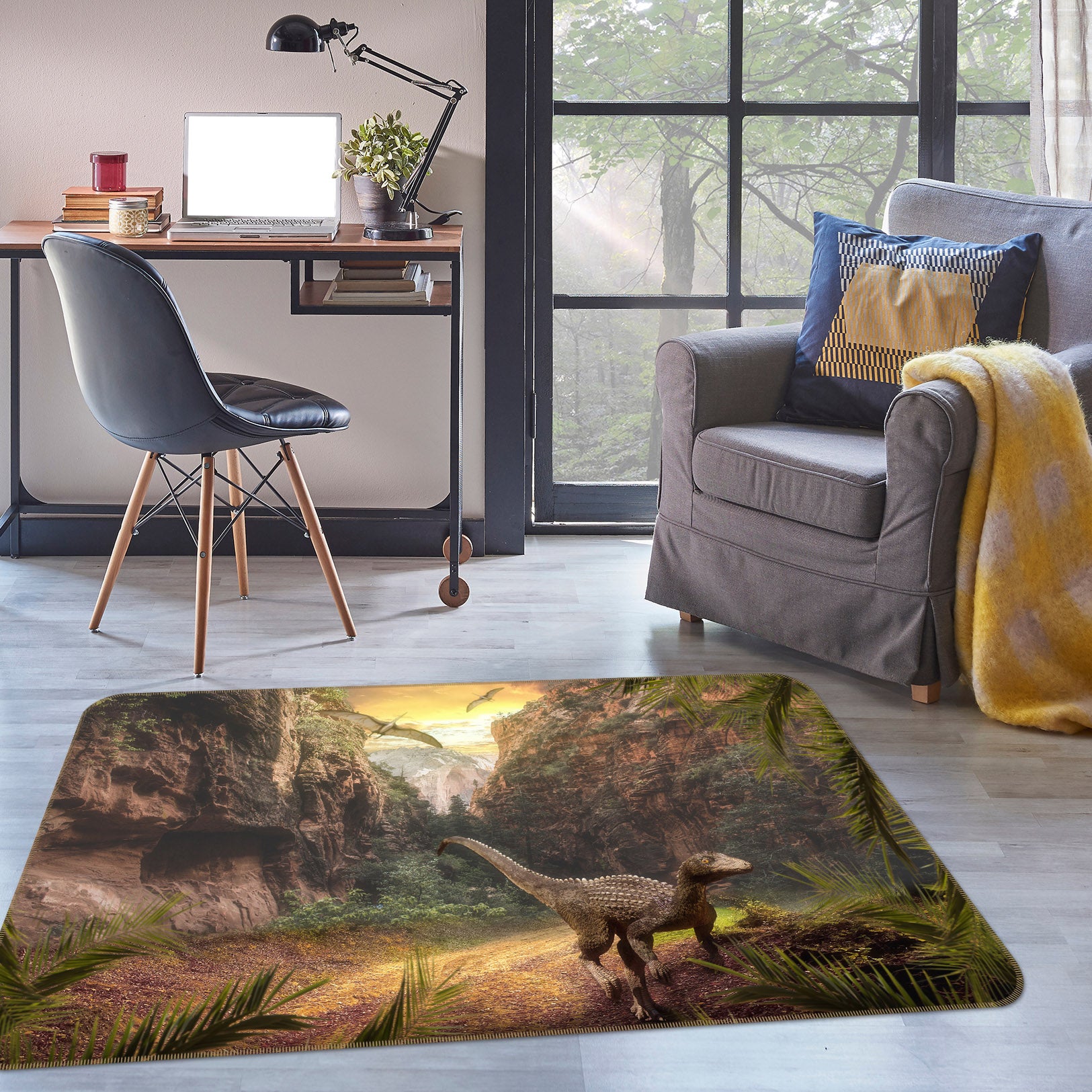 3D Dinosaur 68202 Animal Non Slip Rug Mat