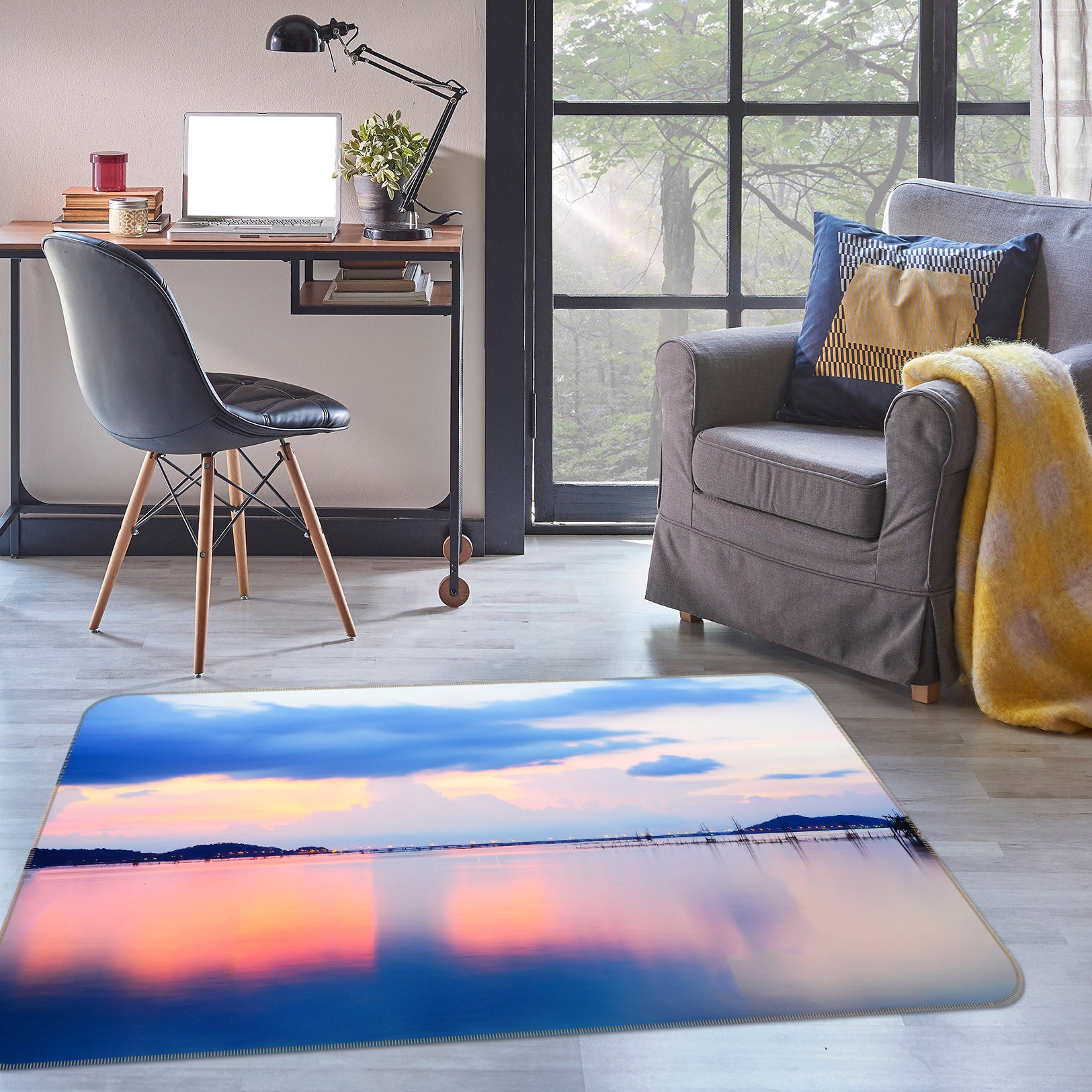 3D Lake 35113 Non Slip Rug Mat