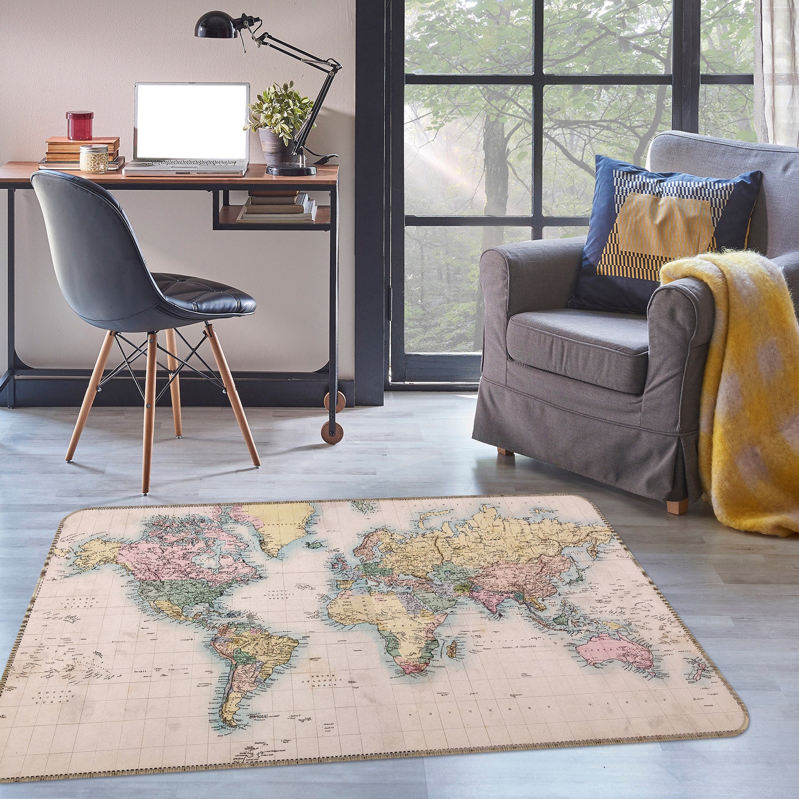 3D Map 35008 Non Slip Rug Mat