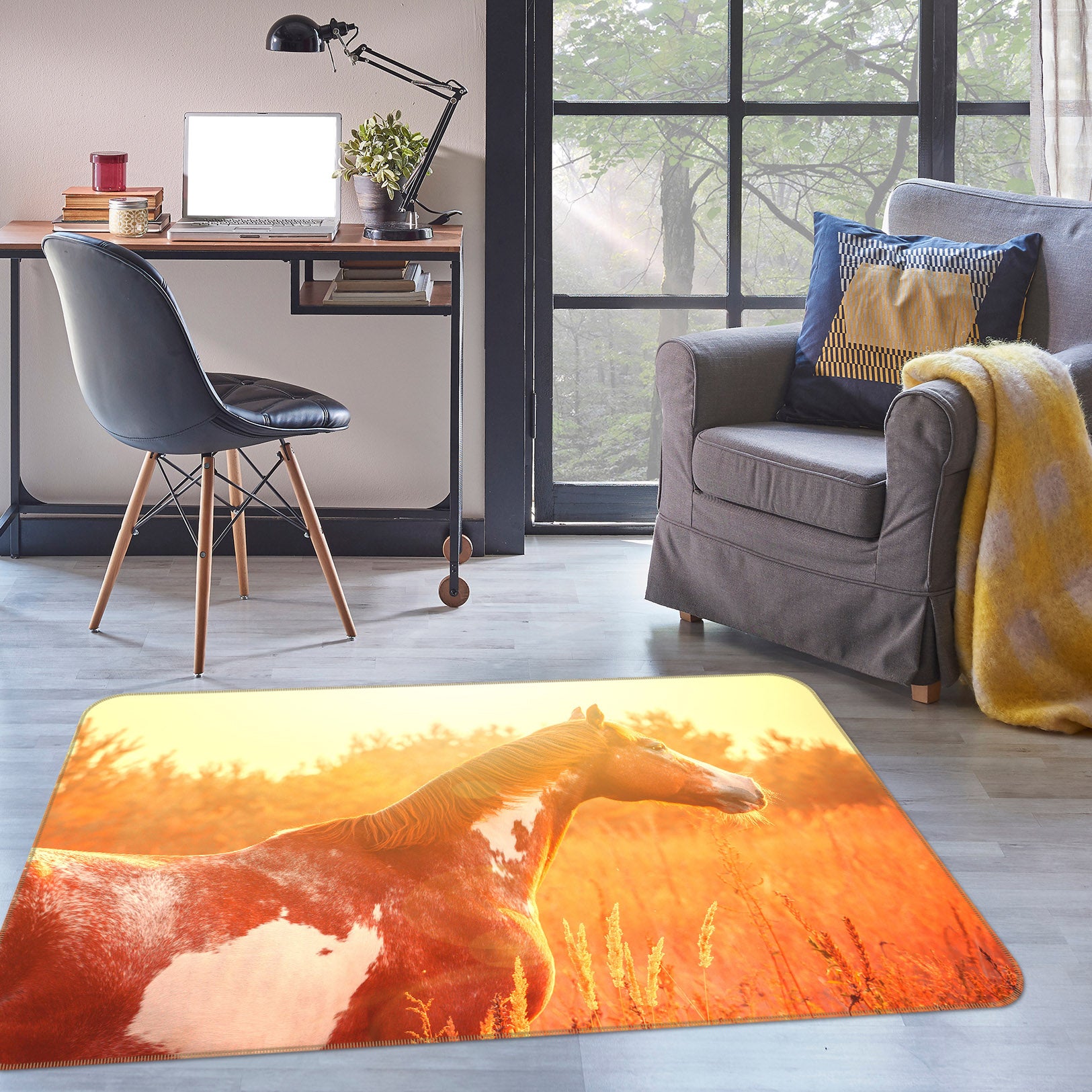 3D Horse 38106 Animal Non Slip Rug Mat