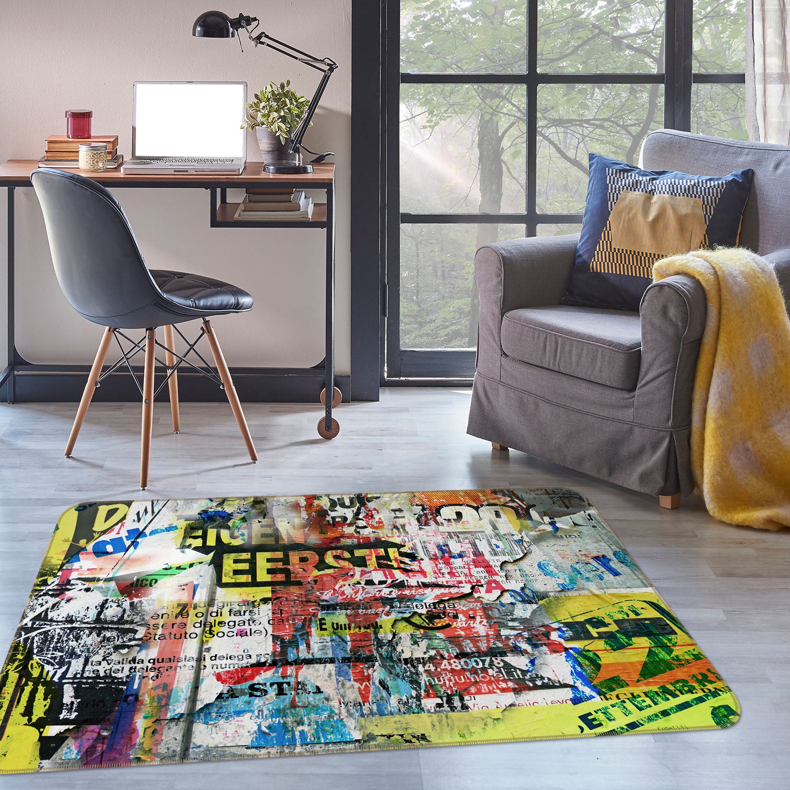 3D Letter 35225 Non Slip Rug Mat