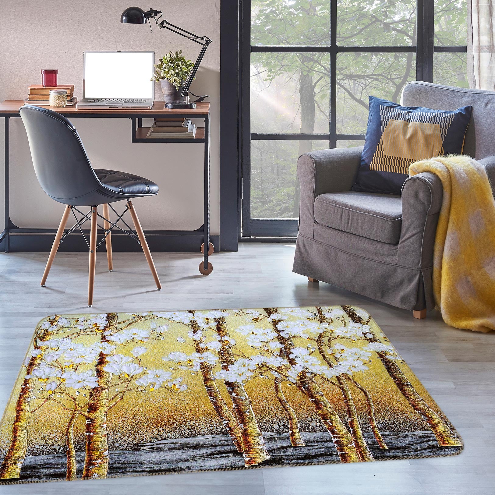 3D Forest 76044 Non Slip Rug Mat