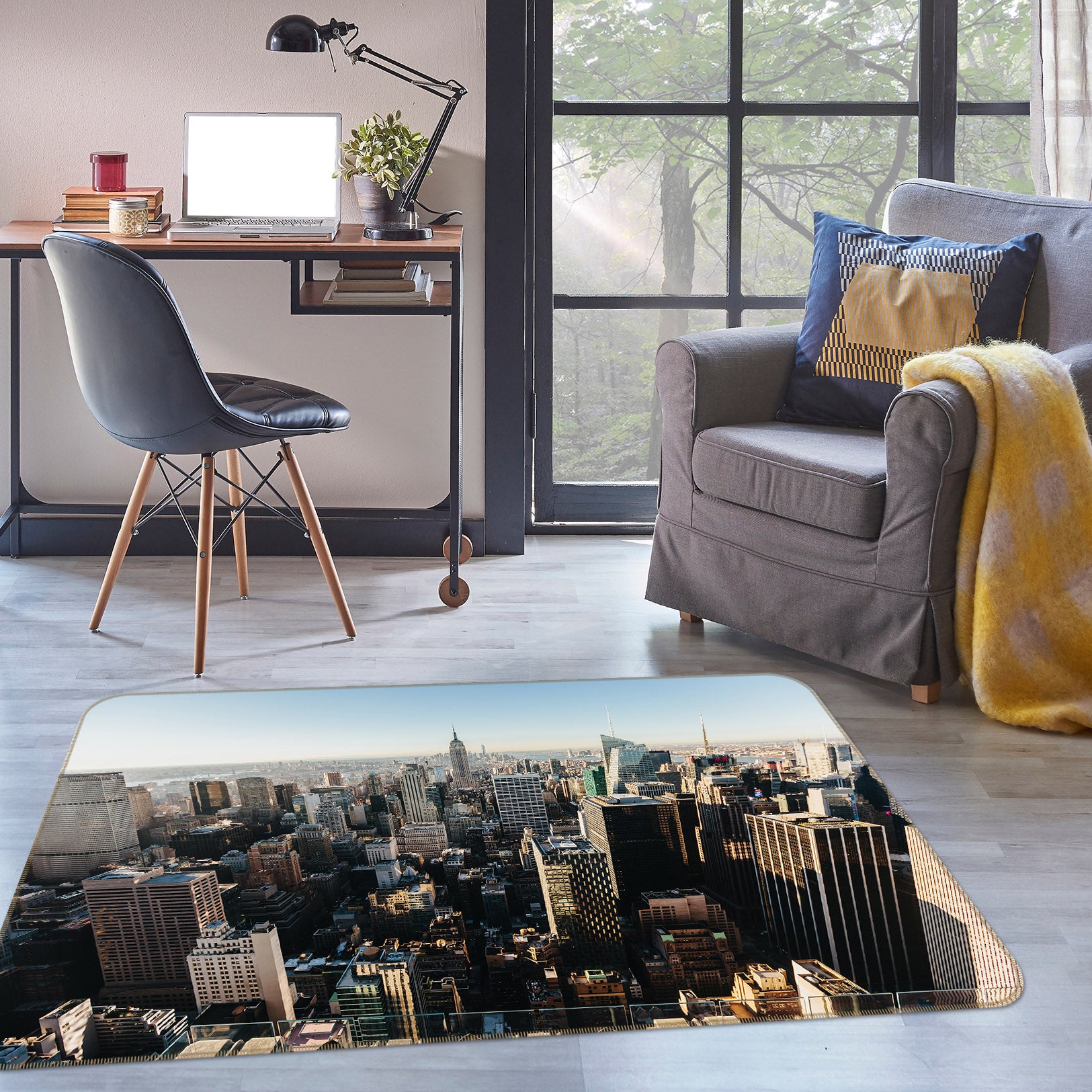 3D Building 36098 Non Slip Rug Mat