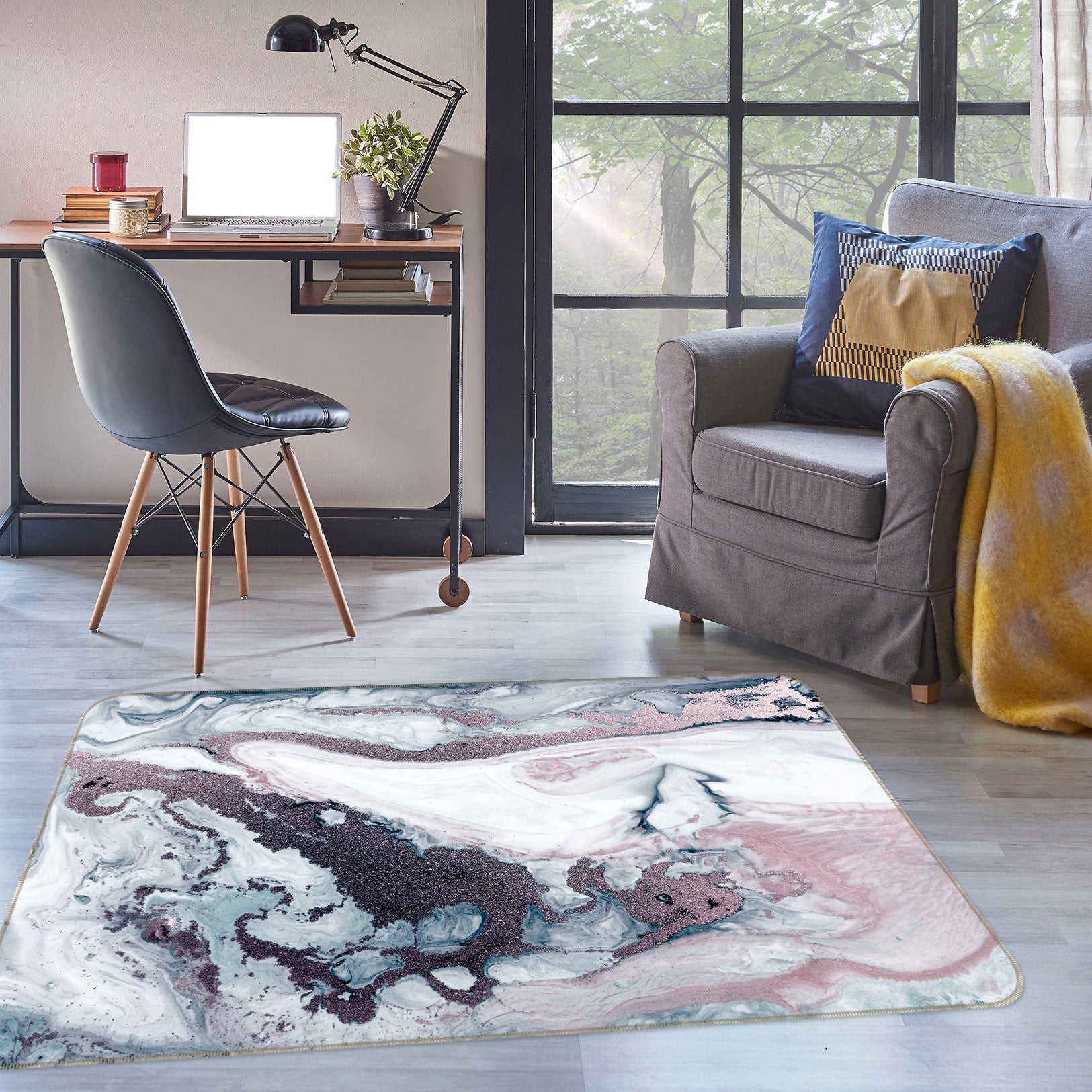3D Pattern 30012 Non Slip Rug Mat