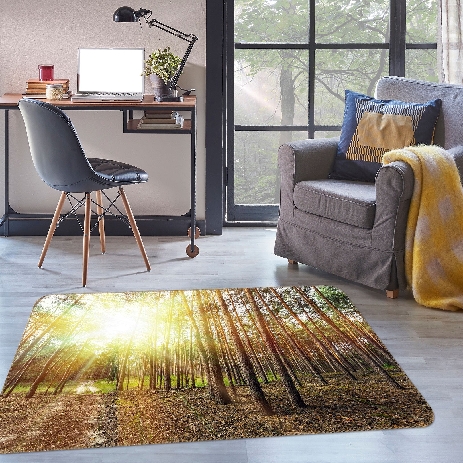 3D Forest 76223 Non Slip Rug Mat