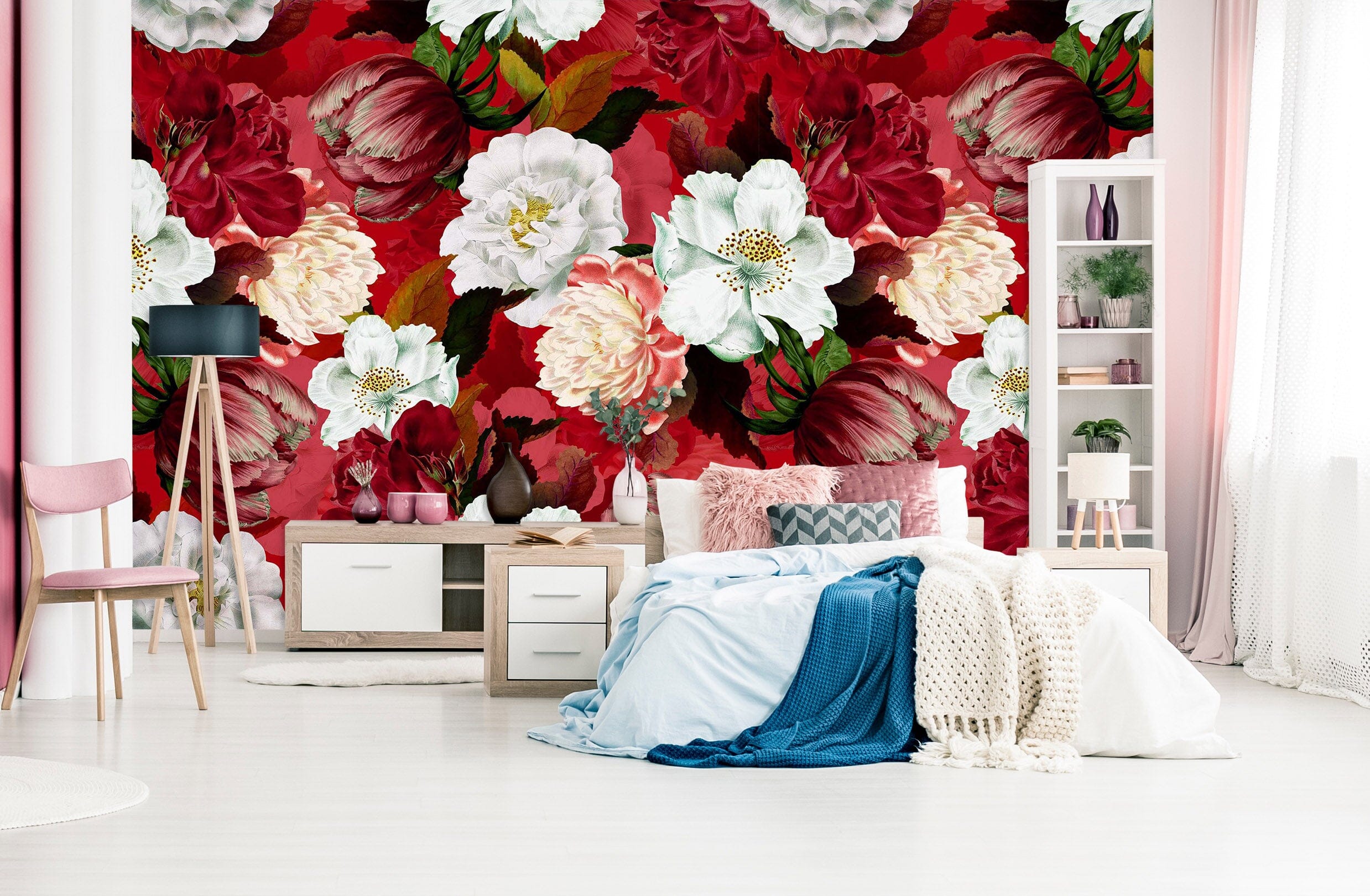 3D Bright Flowers 156 Uta Naumann Wall Mural Wall Murals Wallpaper AJ Wallpaper 2