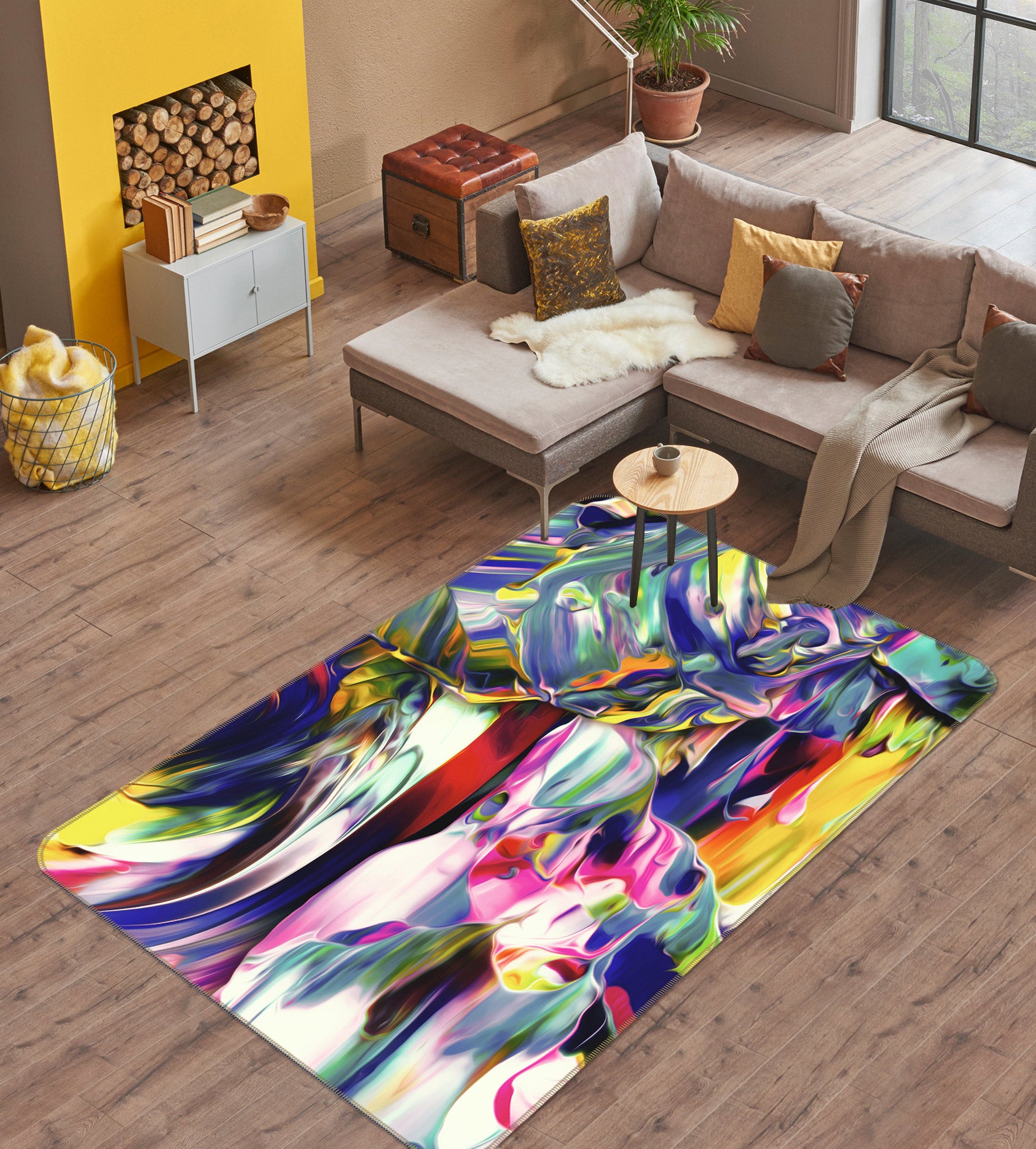 3D Color 27032 Non Slip Rug Mat