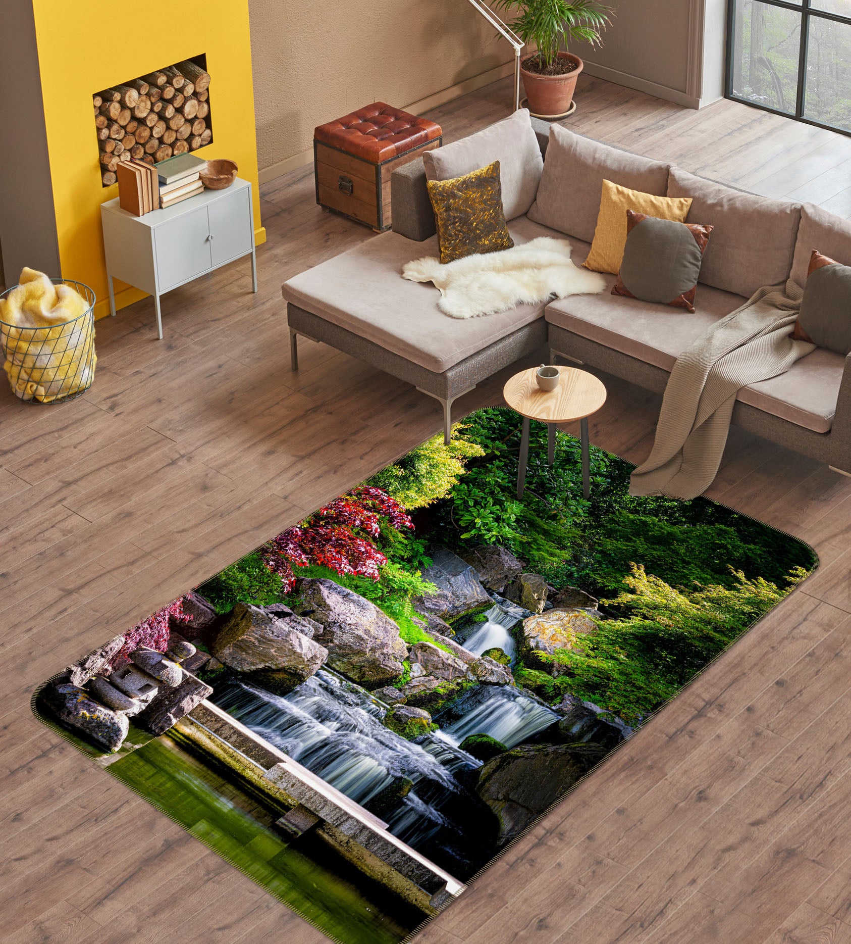3D Waterfall 26200 Non Slip Rug Mat