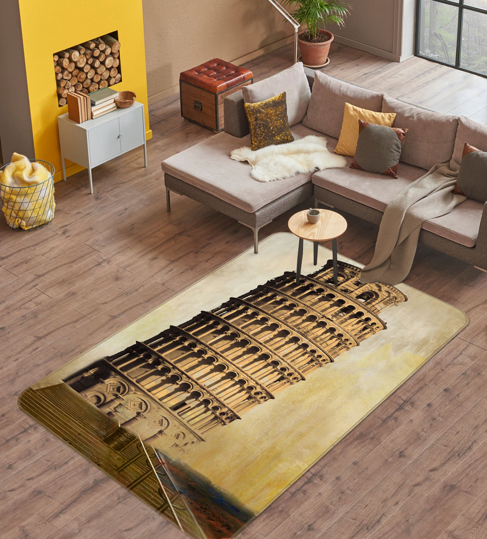 3D Building 32136 Non Slip Rug Mat