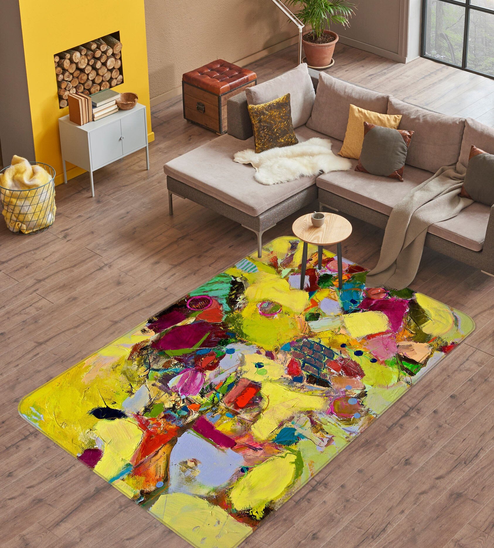 3D Brilliant Colors 1065 Allan P. Friedlander Rug Non Slip Rug Mat Mat AJ Creativity Home