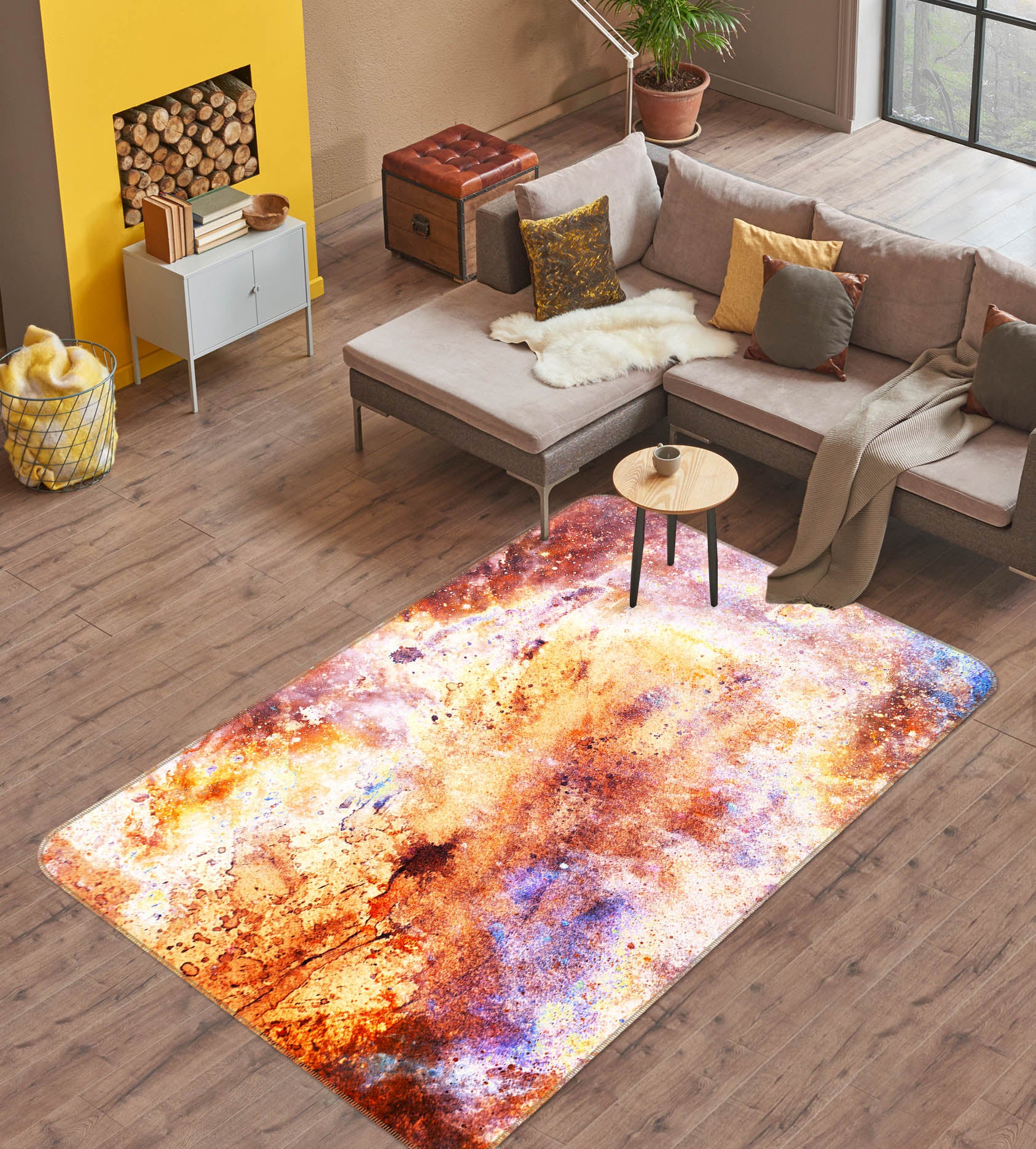 3D Texture 65052 Non Slip Rug Mat