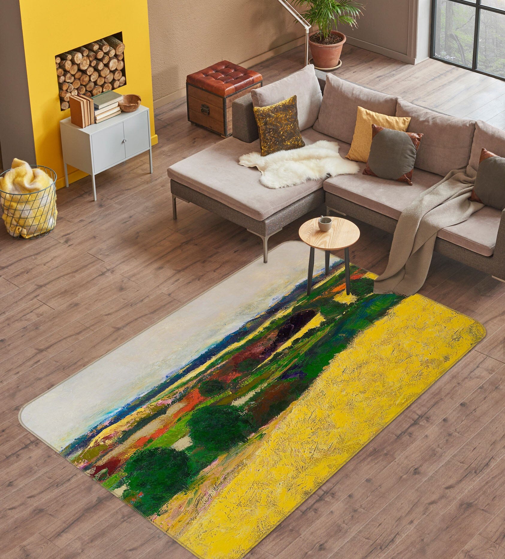 3D Golden Mound 1029 Allan P. Friedlander Rug Non Slip Rug Mat Mat AJ Creativity Home