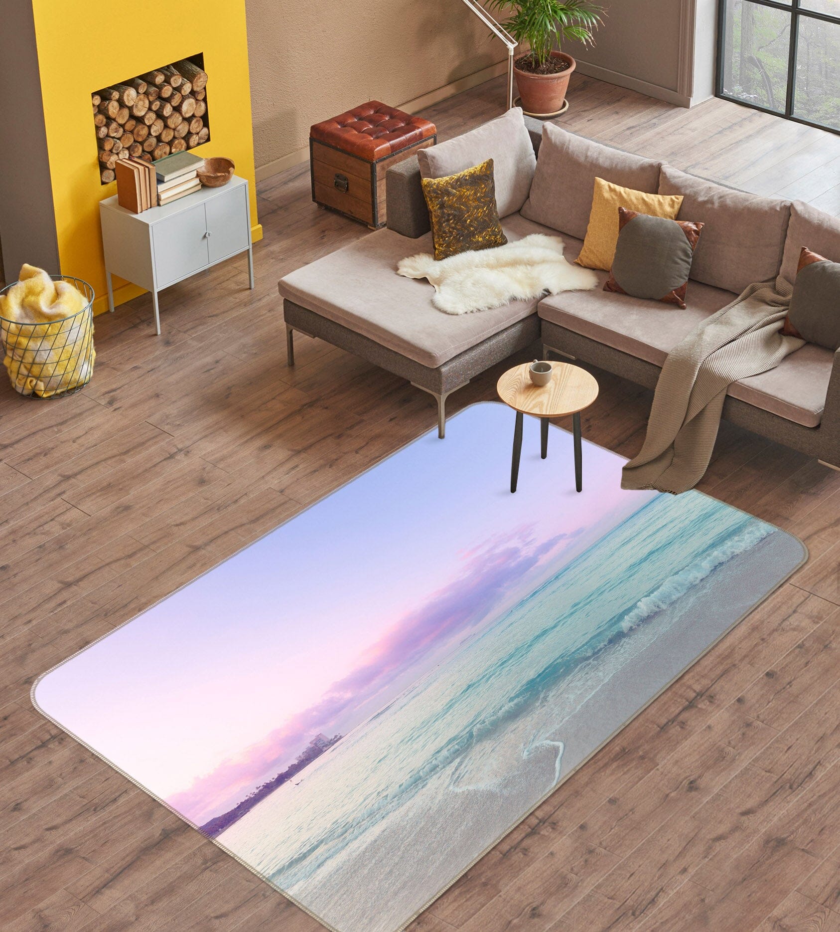 3D Haitian Line 1012 Noirblanc777 Rug Non Slip Rug Mat Mat AJ Creativity Home