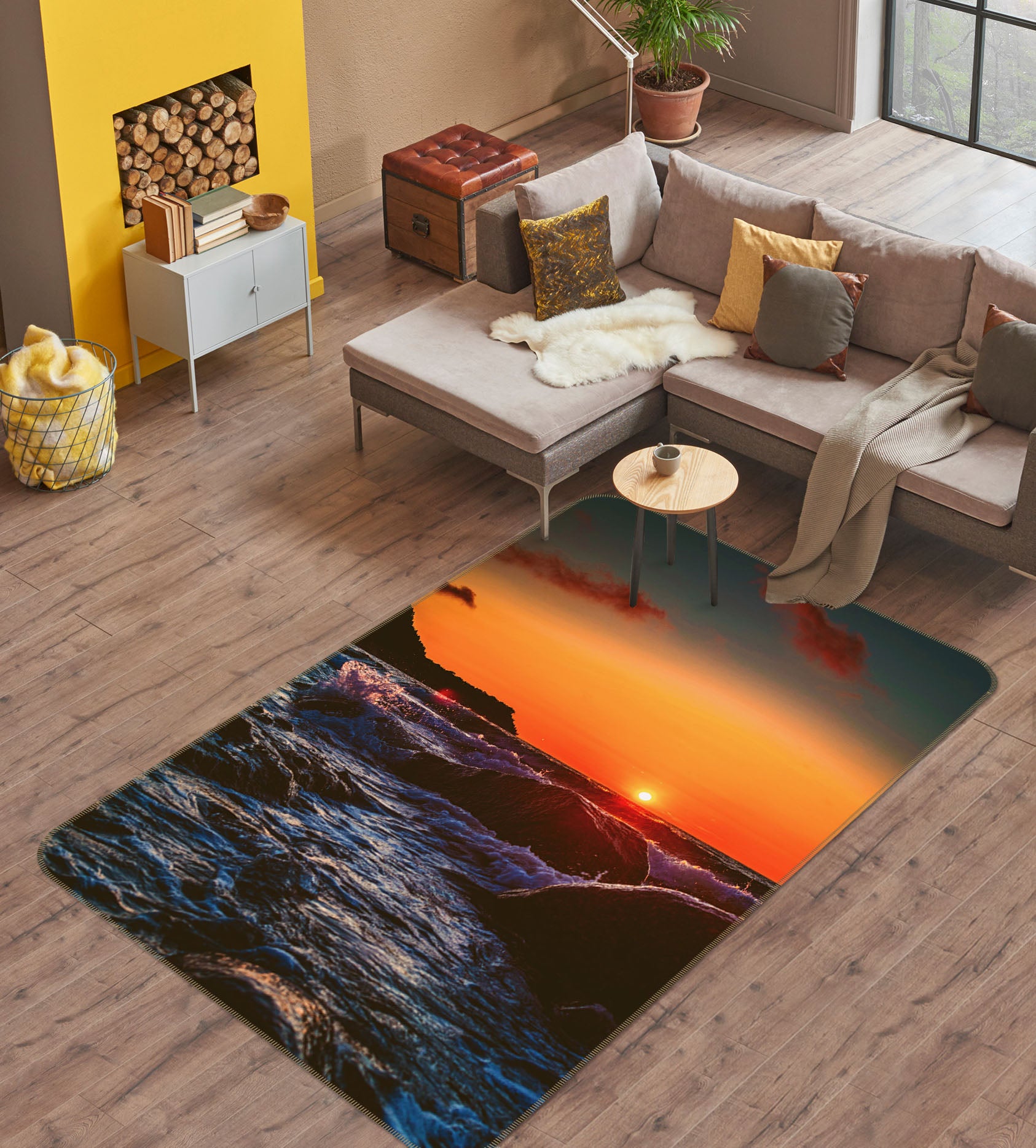 3D Sea Reef 28024 Non Slip Rug Mat