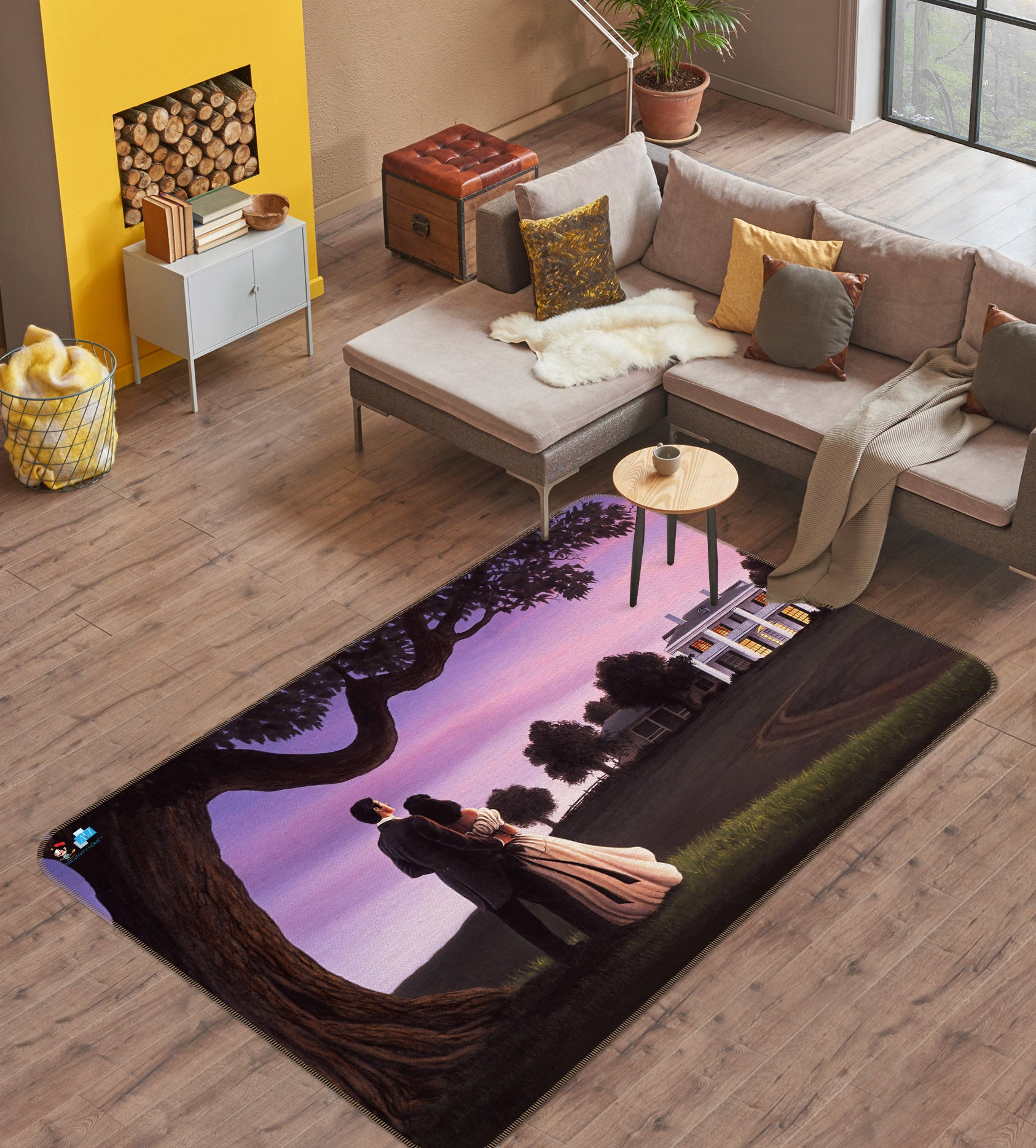 3D Tree Lovers 85071 Jerry LoFaro Rug Non Slip Rug Mat