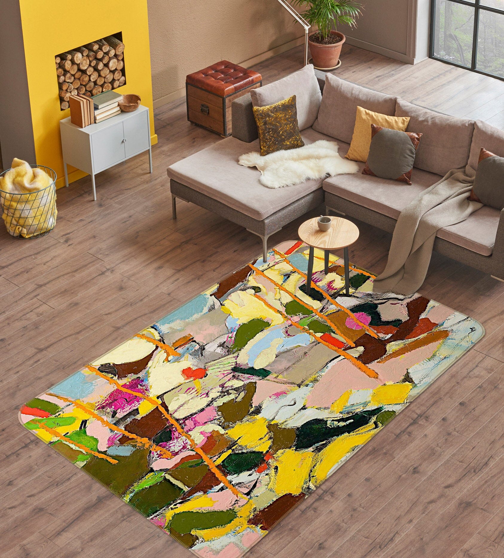 3D Beautiful Color 1020 Allan P. Friedlander Rug Non Slip Rug Mat Mat AJ Creativity Home